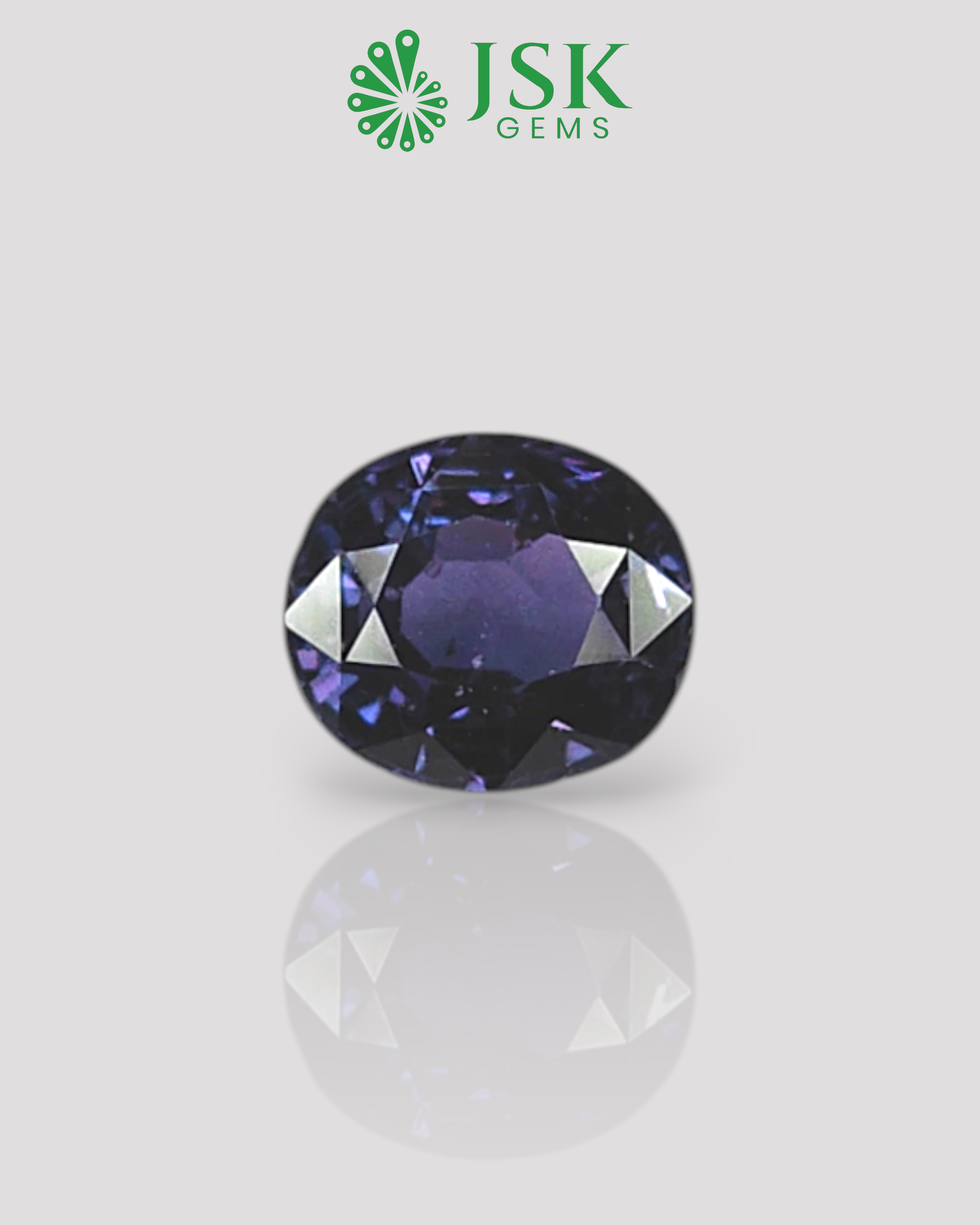 Top Grade 2.83 Ct - 3.14 Natural Violet Blue Ceylon Spinel