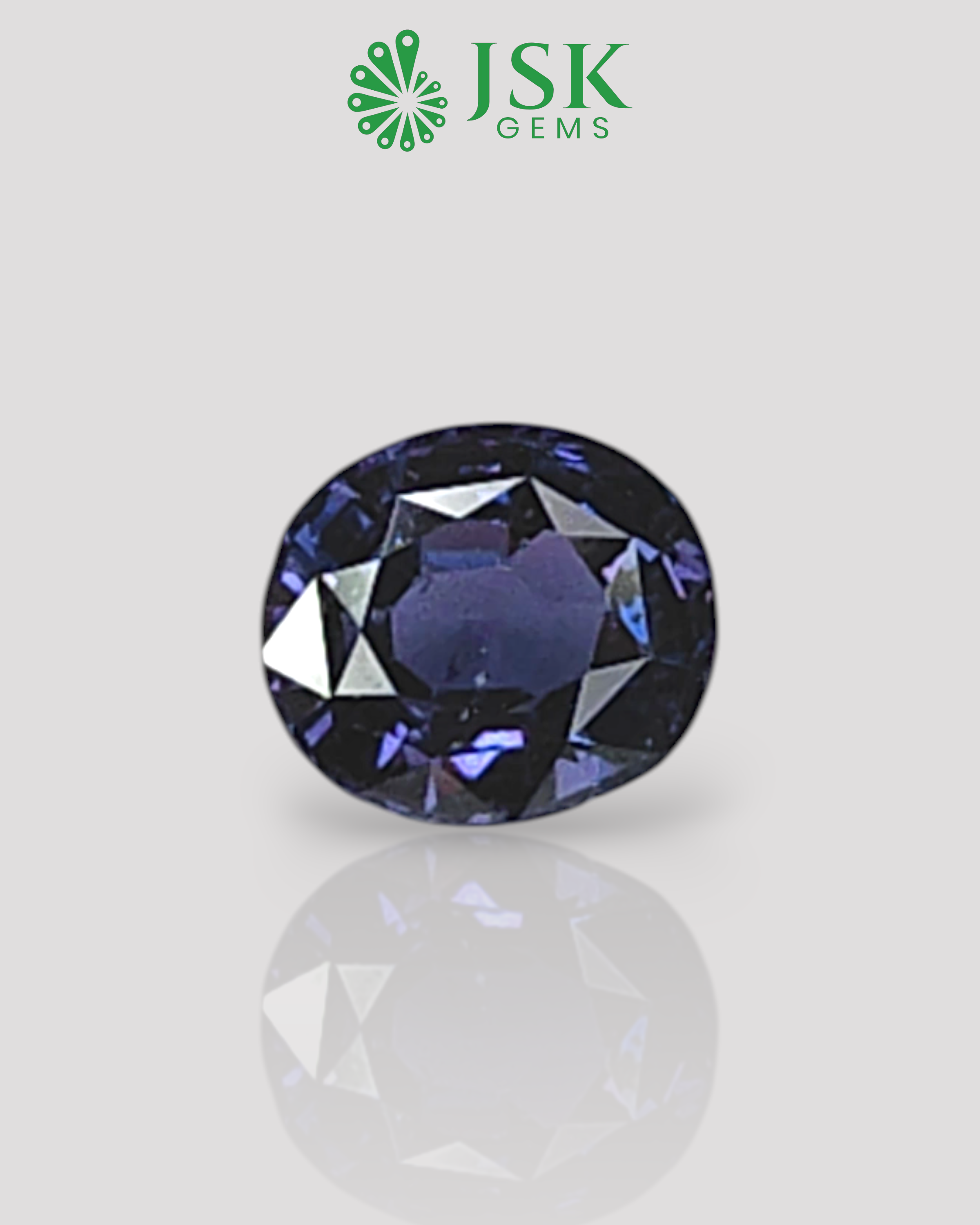 Top Grade 2.83 Ct - 3.14 Natural Violet Blue Ceylon Spinel