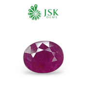 IIGJ Certified 6.16 Ct - 6.84 Ratti Unheated Untreated Natural Ruby Manik