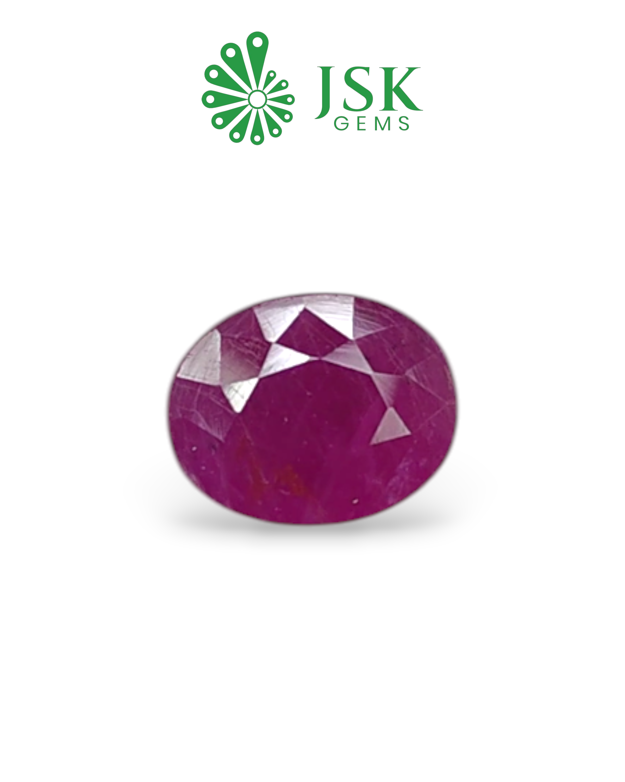 IIGJ Certified 6.16 Ct - 6.84 Ratti Unheated Untreated Natural Ruby Manik