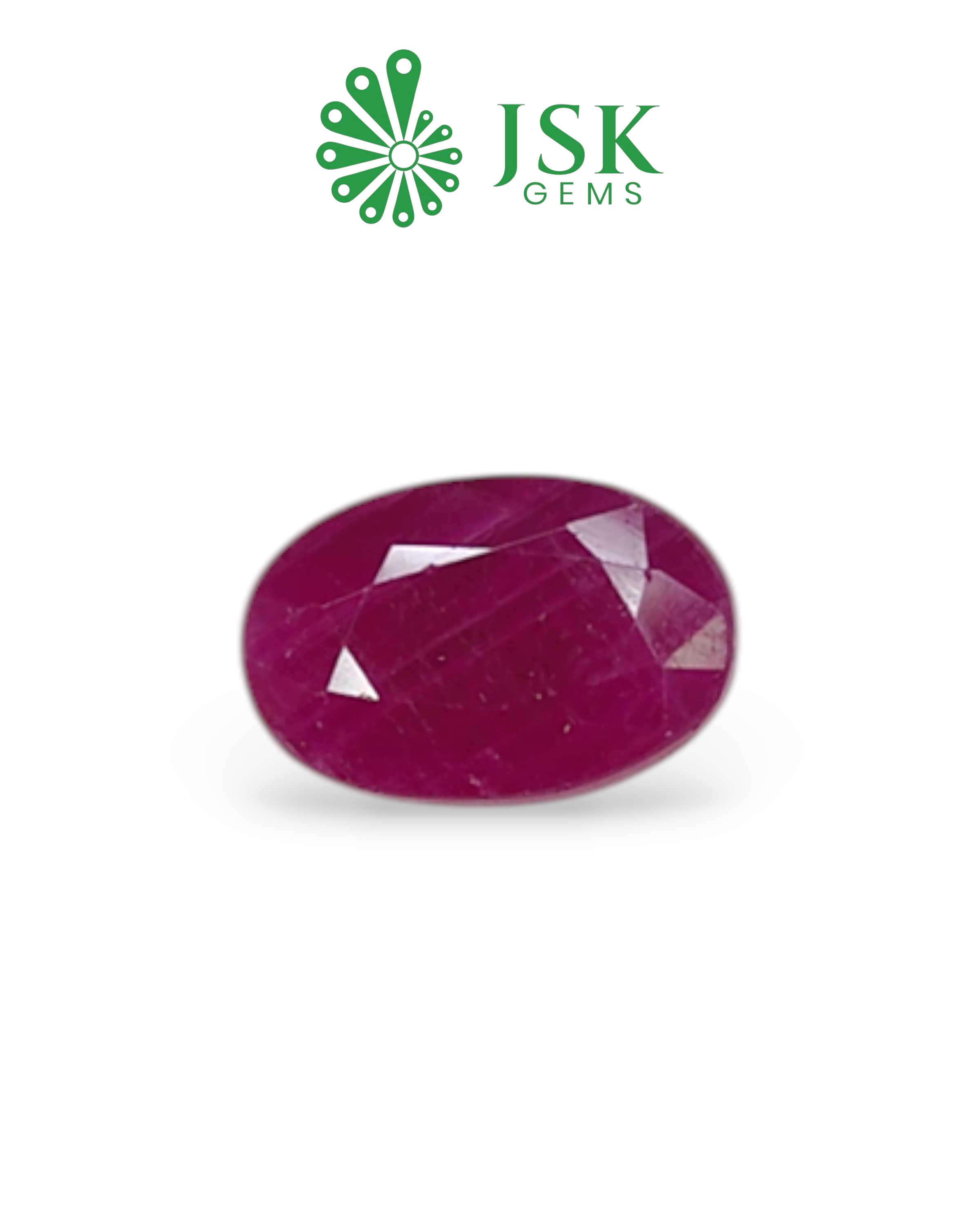 IIGJ Certified 6.87 Ct - 7.63 Ratti Unheated Untreated Natural Ruby Manik