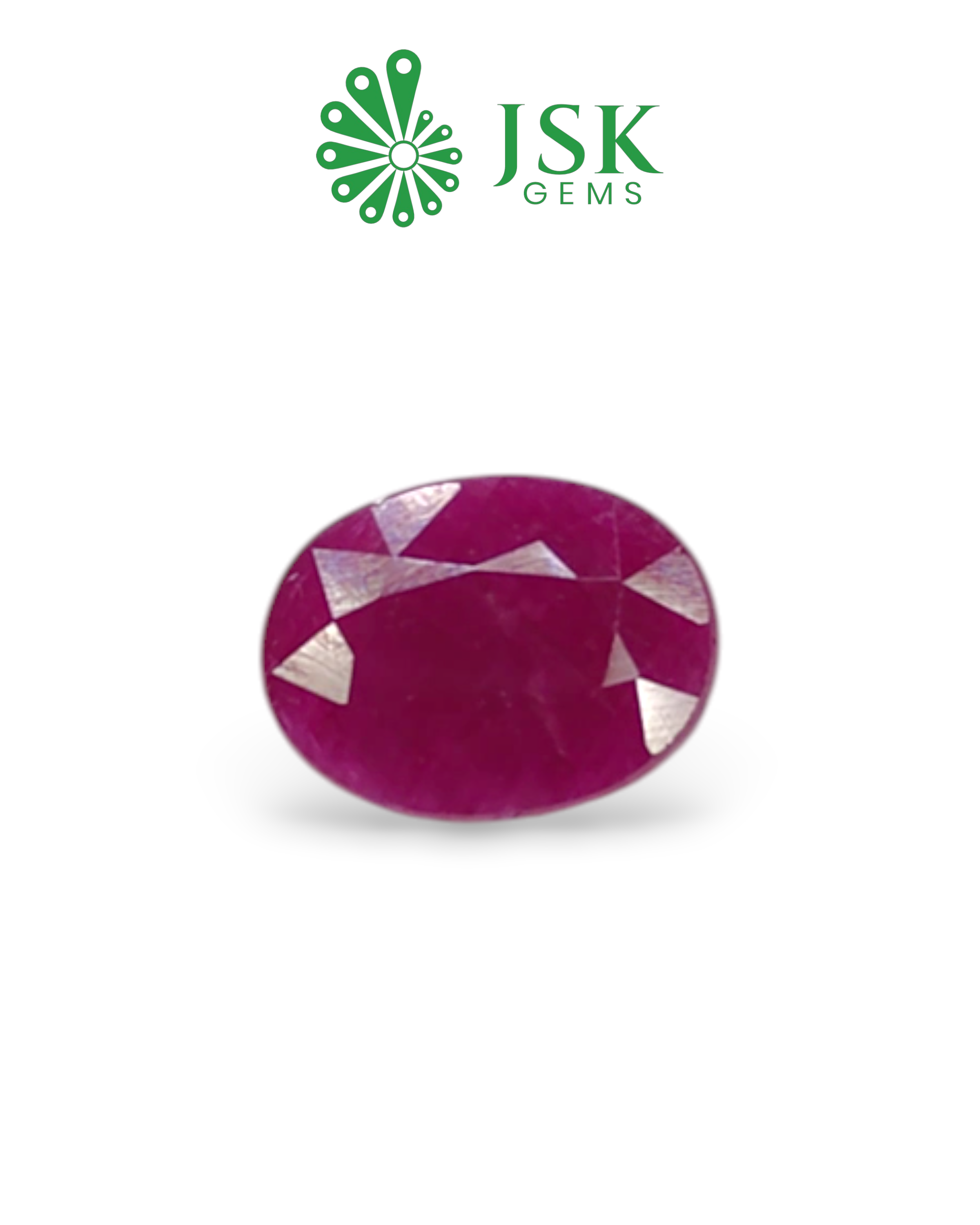 IIGJ Certified 7.74 Ct - 8.60 Ratti Unheated Untreated Natural Ruby Manik