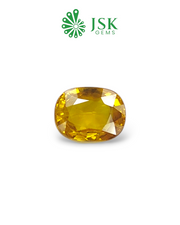 Top Grade 5.93 Ct - 6.58 Ratti Natural Bangkok Yellow Sapphire - Pukhraj