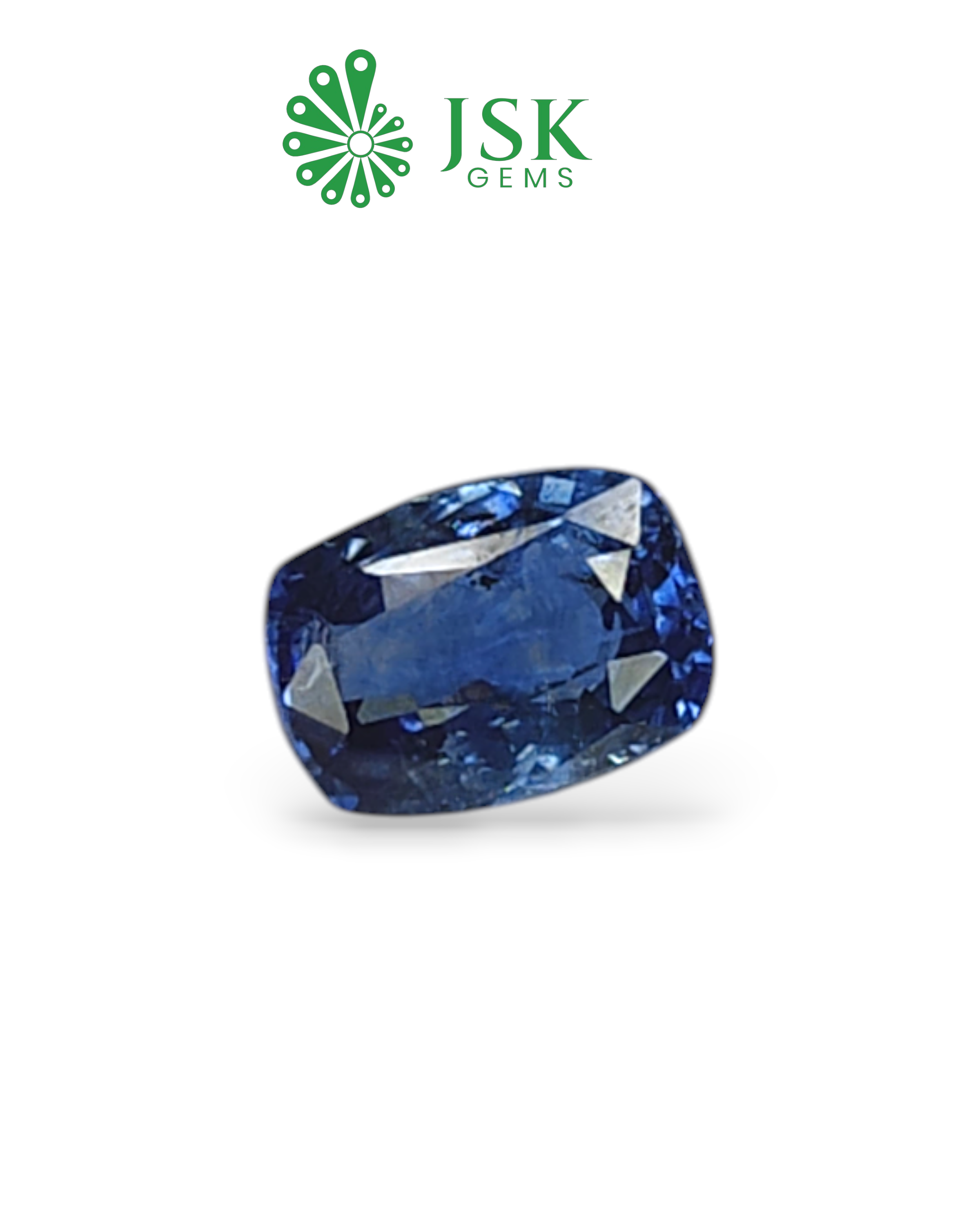 IGI CERTIFIED 4.14 CT NATURAL KASHMIR SAPPHIRE
