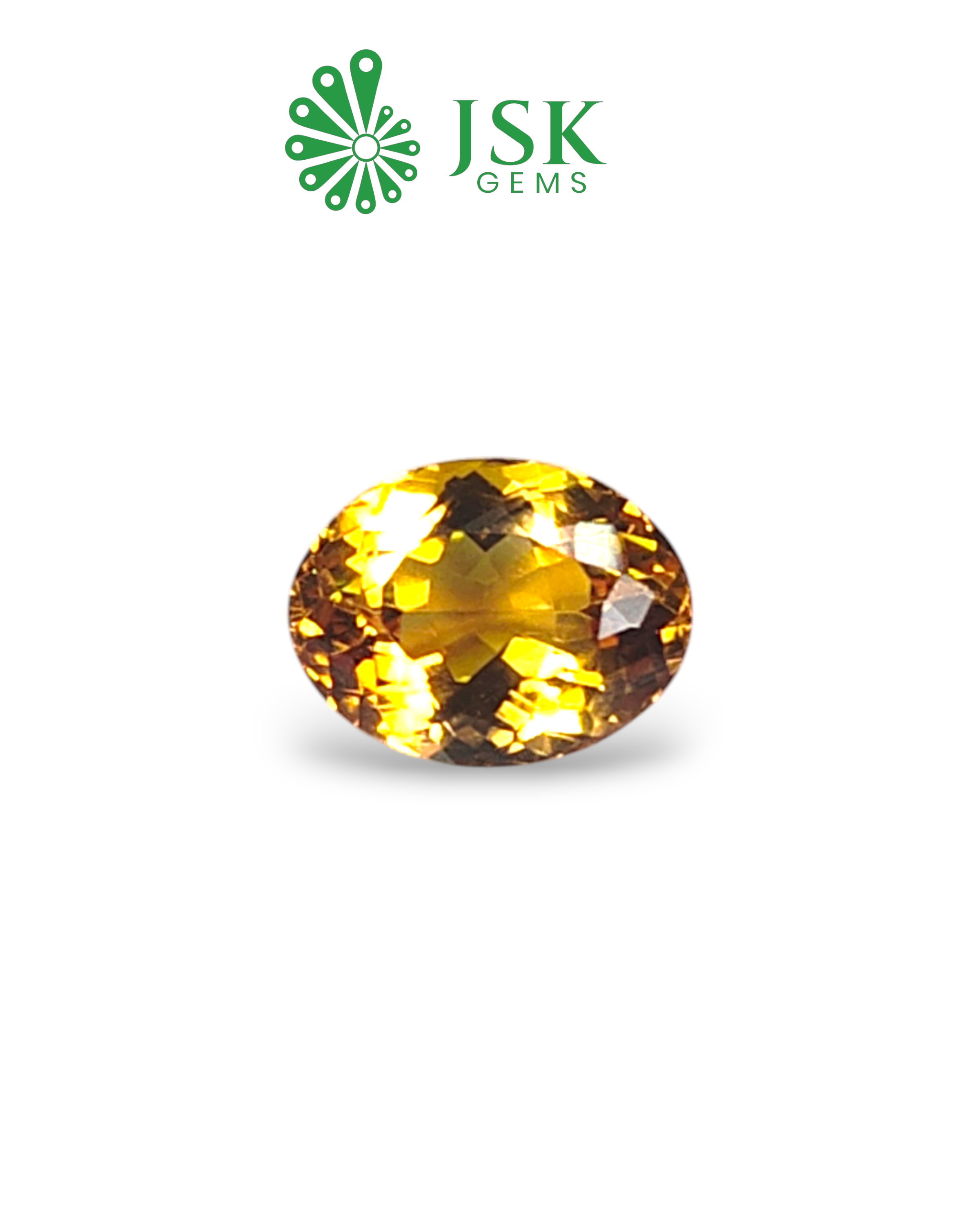Top Grade 6.84 Cts - 7.60 Ratti Natural Citrine - Sunela