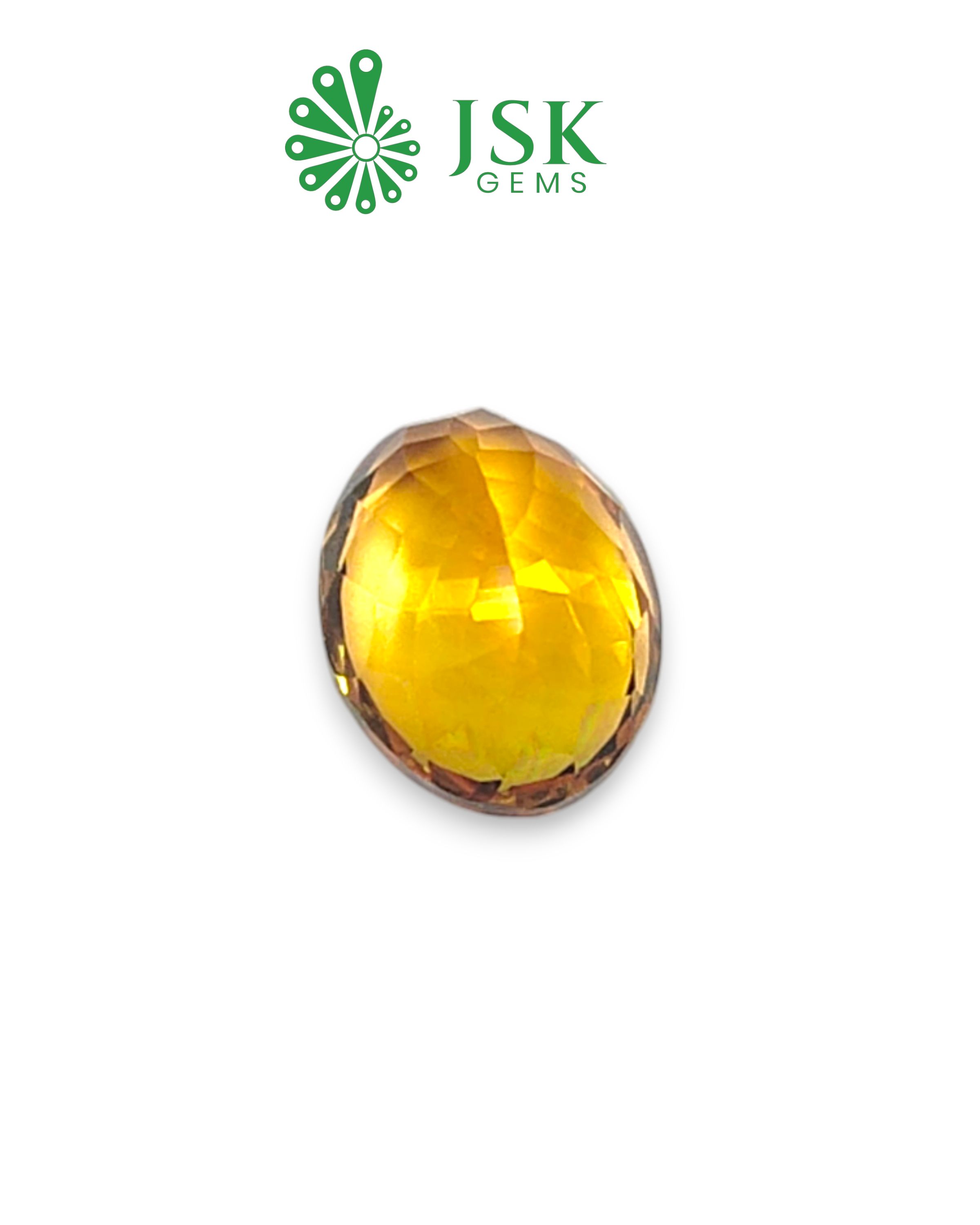 Top Grade 6.84 Cts - 7.60 Ratti Natural Citrine - Sunela