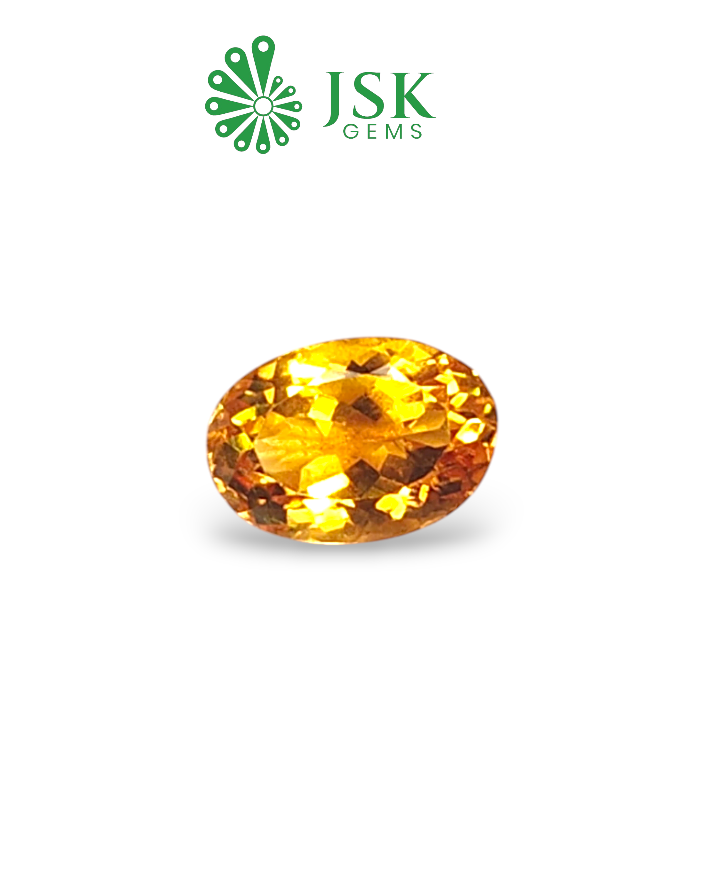 Top Grade 6.77 Cts - 7.52 Ratti Natural Citrine - Sunela