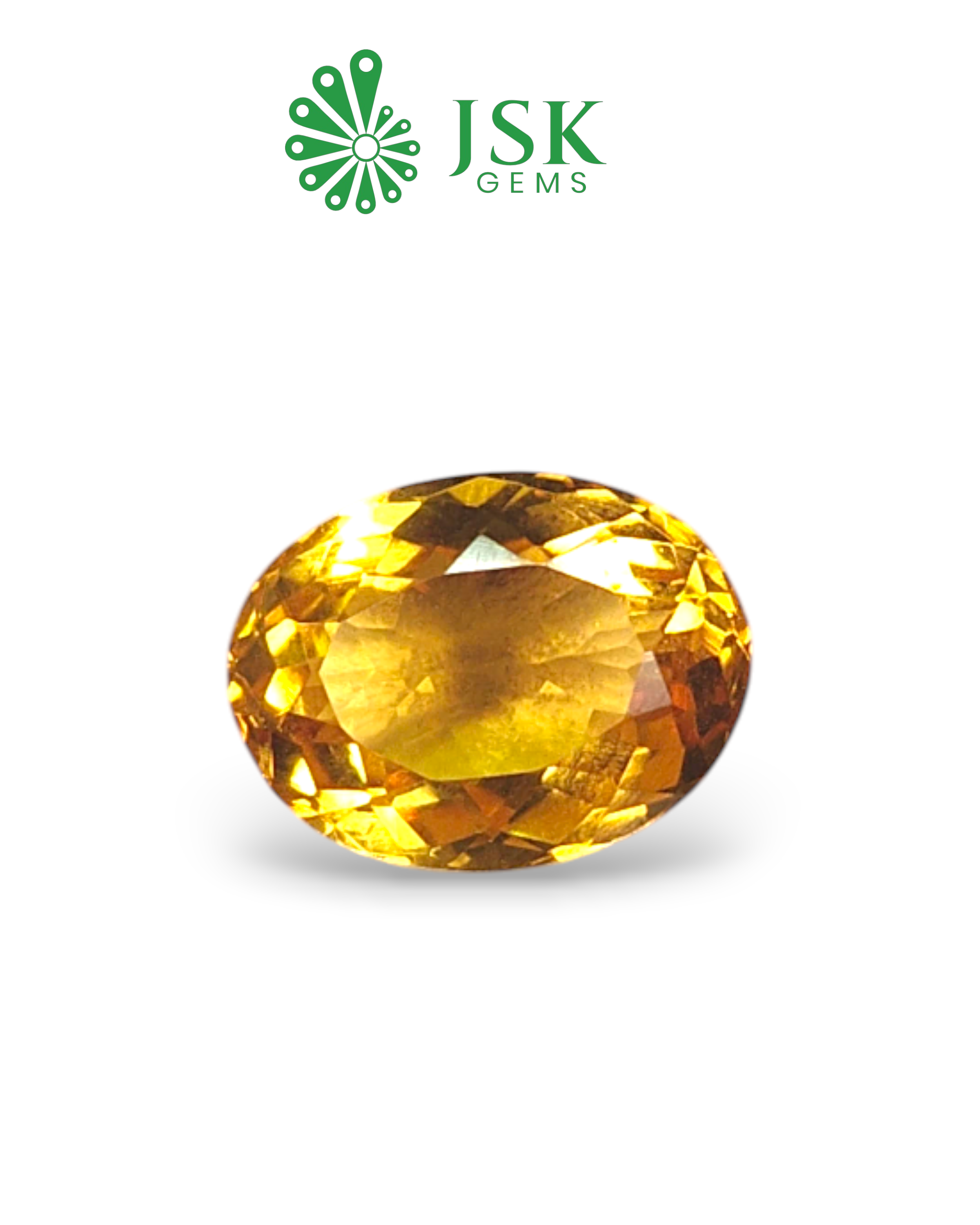 Top Grade 5.88 Cts - 6.53 Ratti Natural Citrine - Sunela