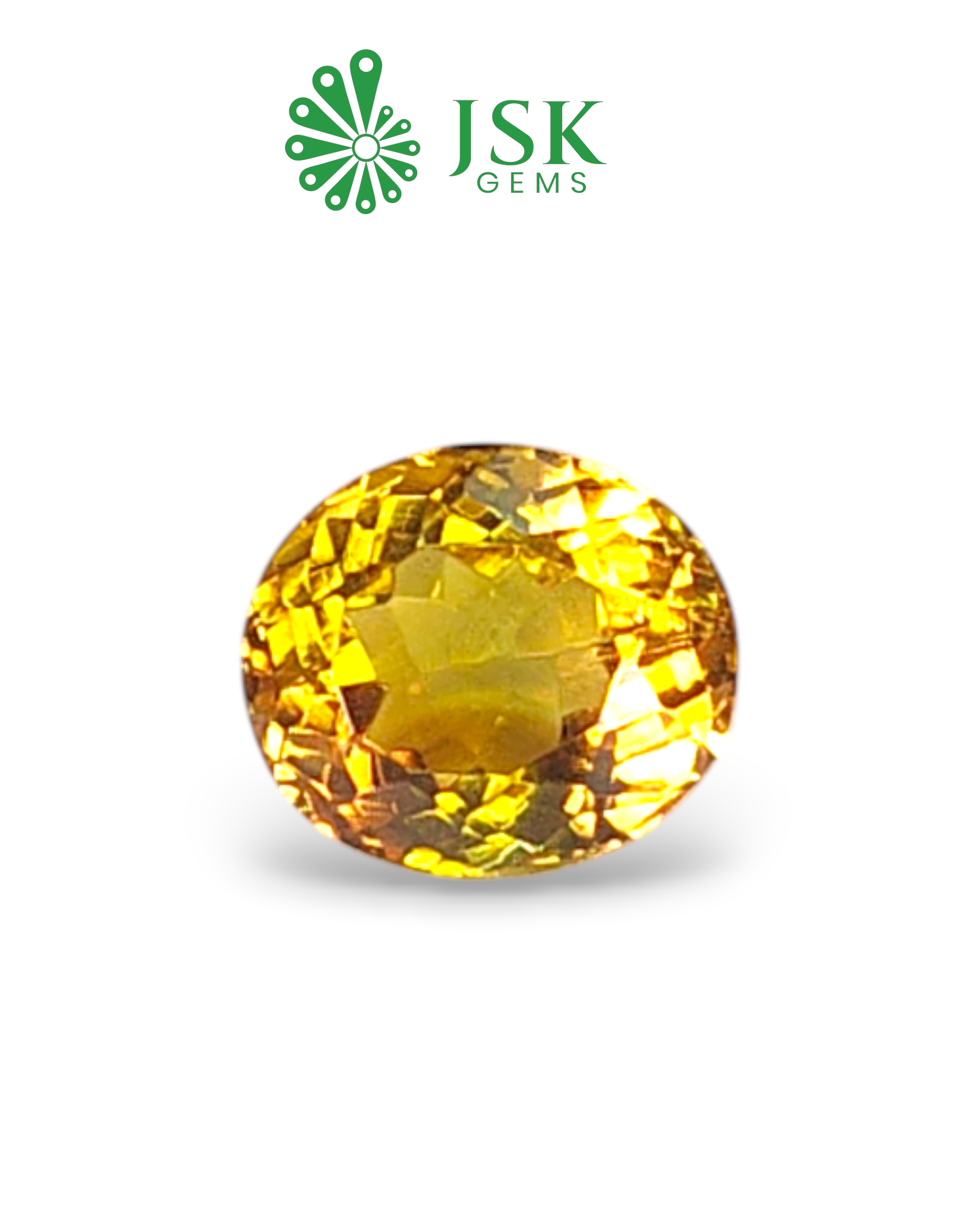 Top Grade 5.71 Cts - 6.34 Ratti Natural Citrine - Sunela