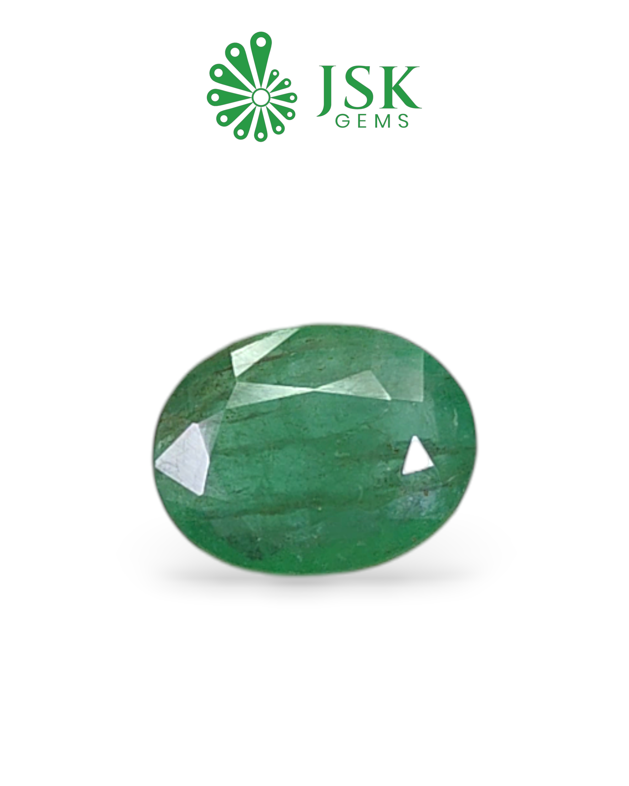 Premium Grade 7.30 Ct - 8.11 Ratti Natural Emerald - Panna