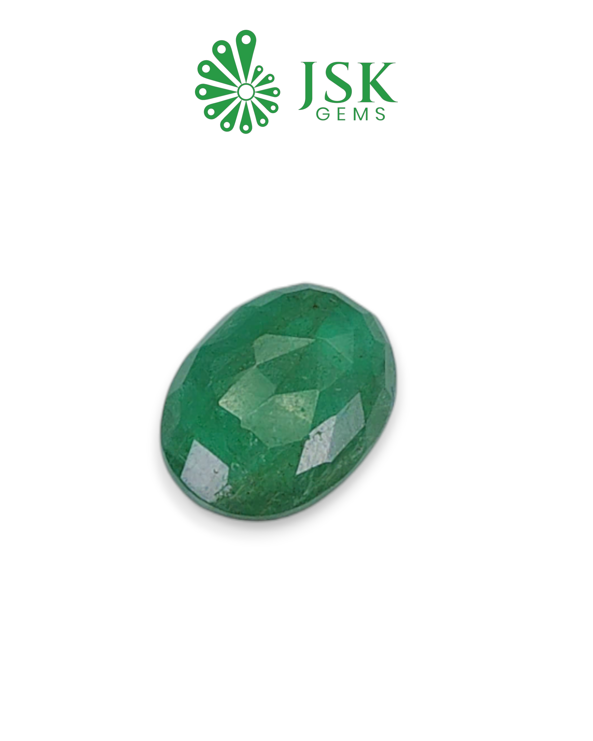 Premium Grade 7.30 Ct - 8.11 Ratti Natural Emerald - Panna