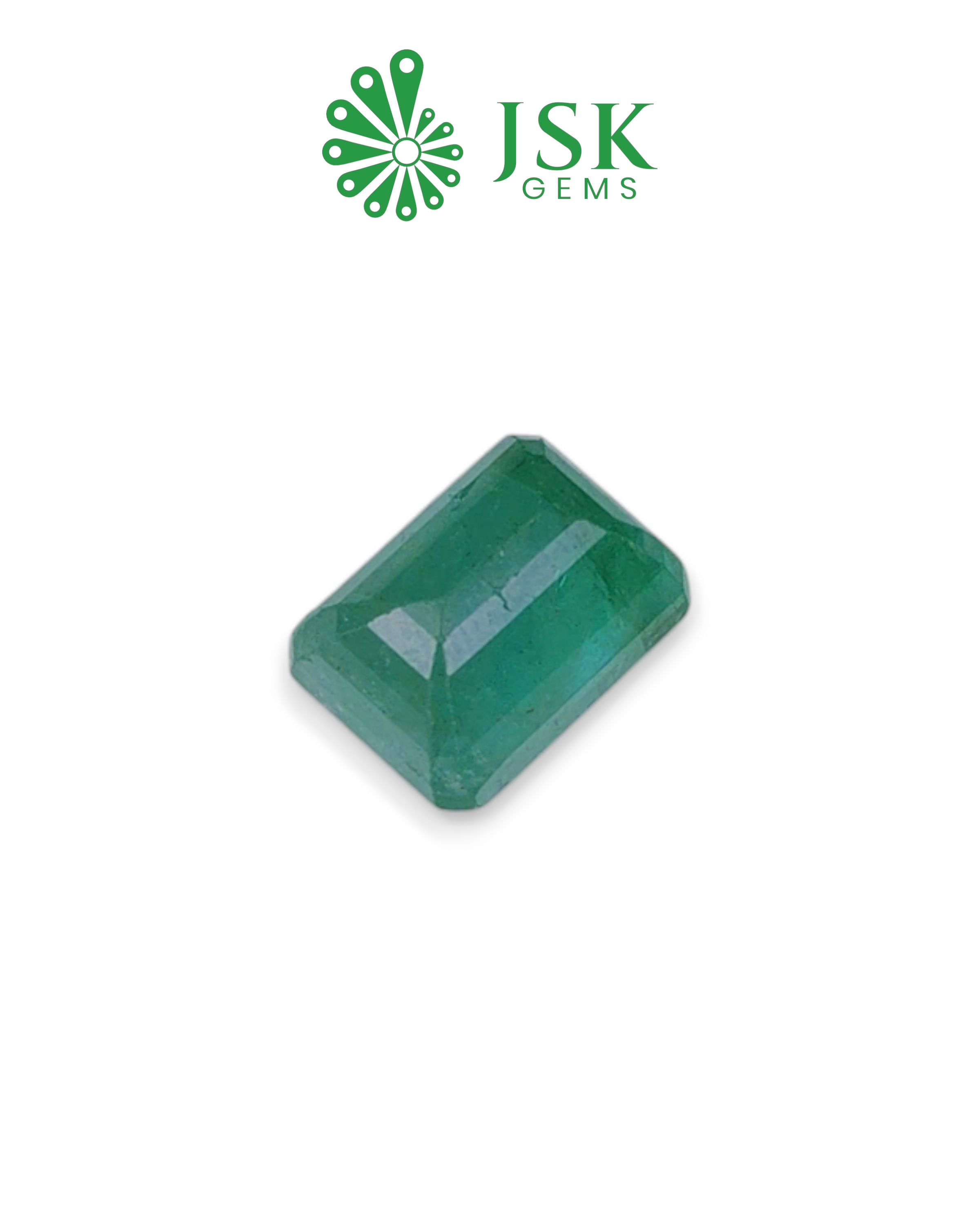 Premium Grade 6.87 Ct - 7.63 Ratti Natural Emerald - Panna