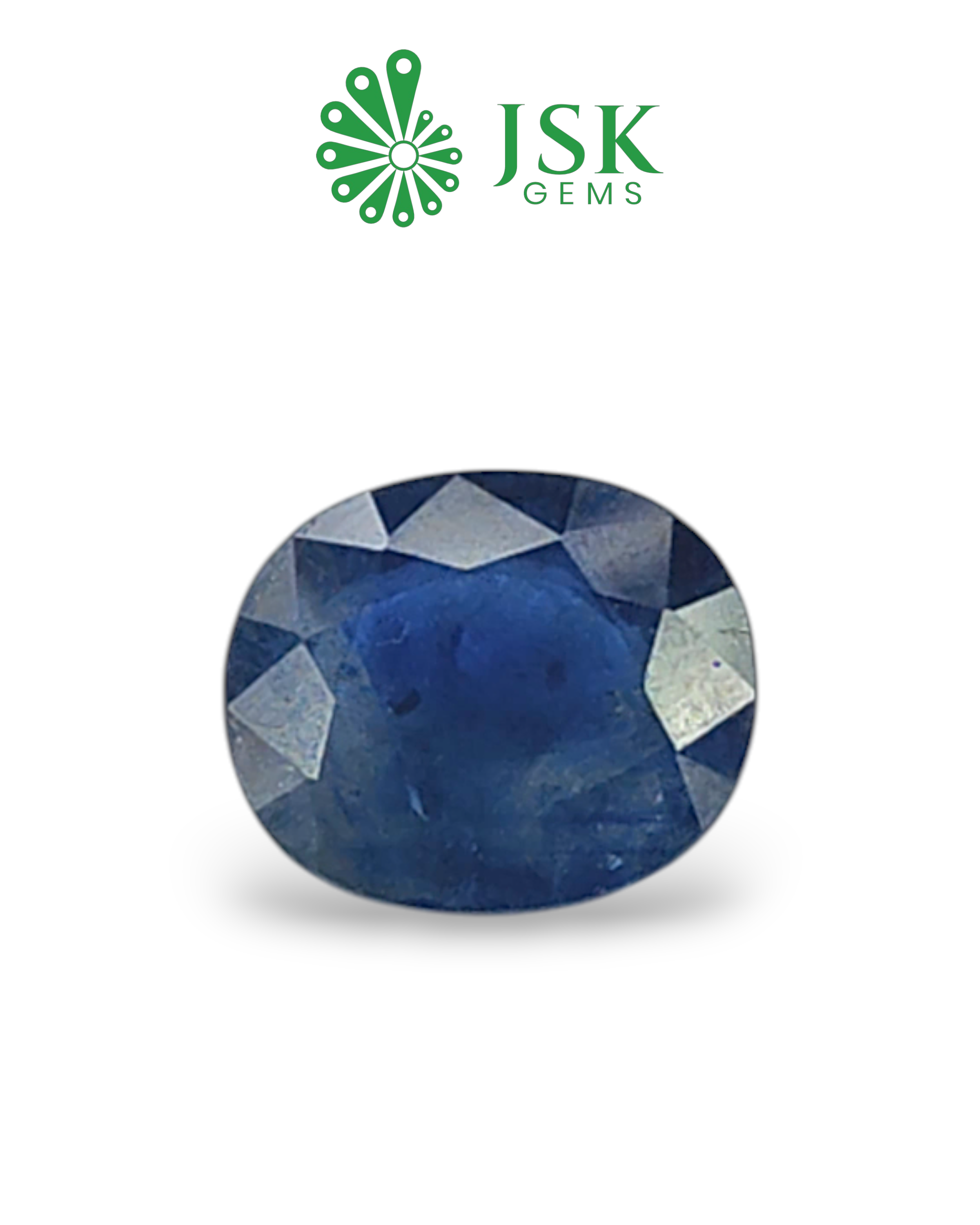 Premium 6.56 Ct - 7.28 Ratti Natural Bangkok Blue Sapphire(Heated)