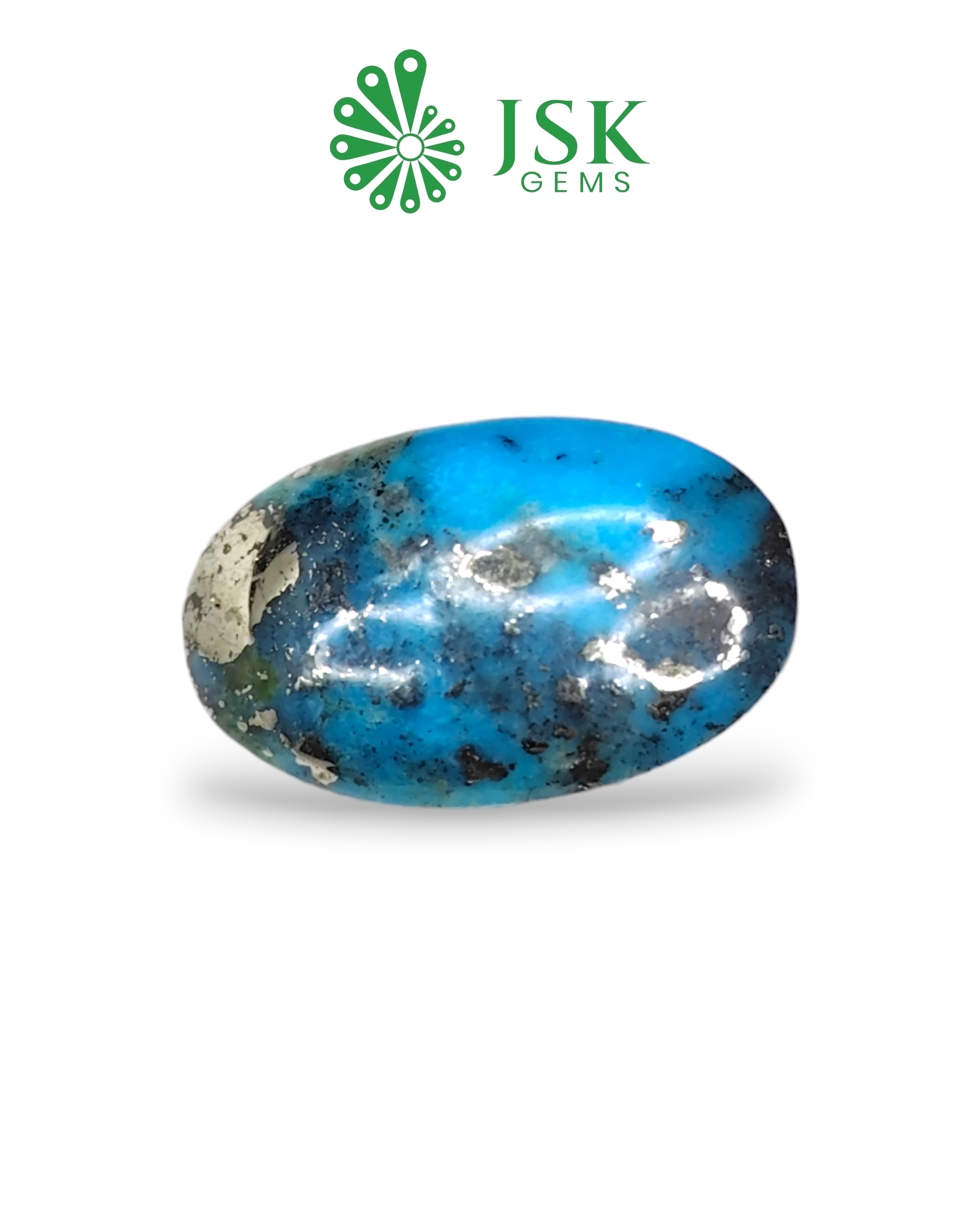 Premium Grade 25.3 Ct - 28.1 Ratti Natural Irani Feroza - Turquoise