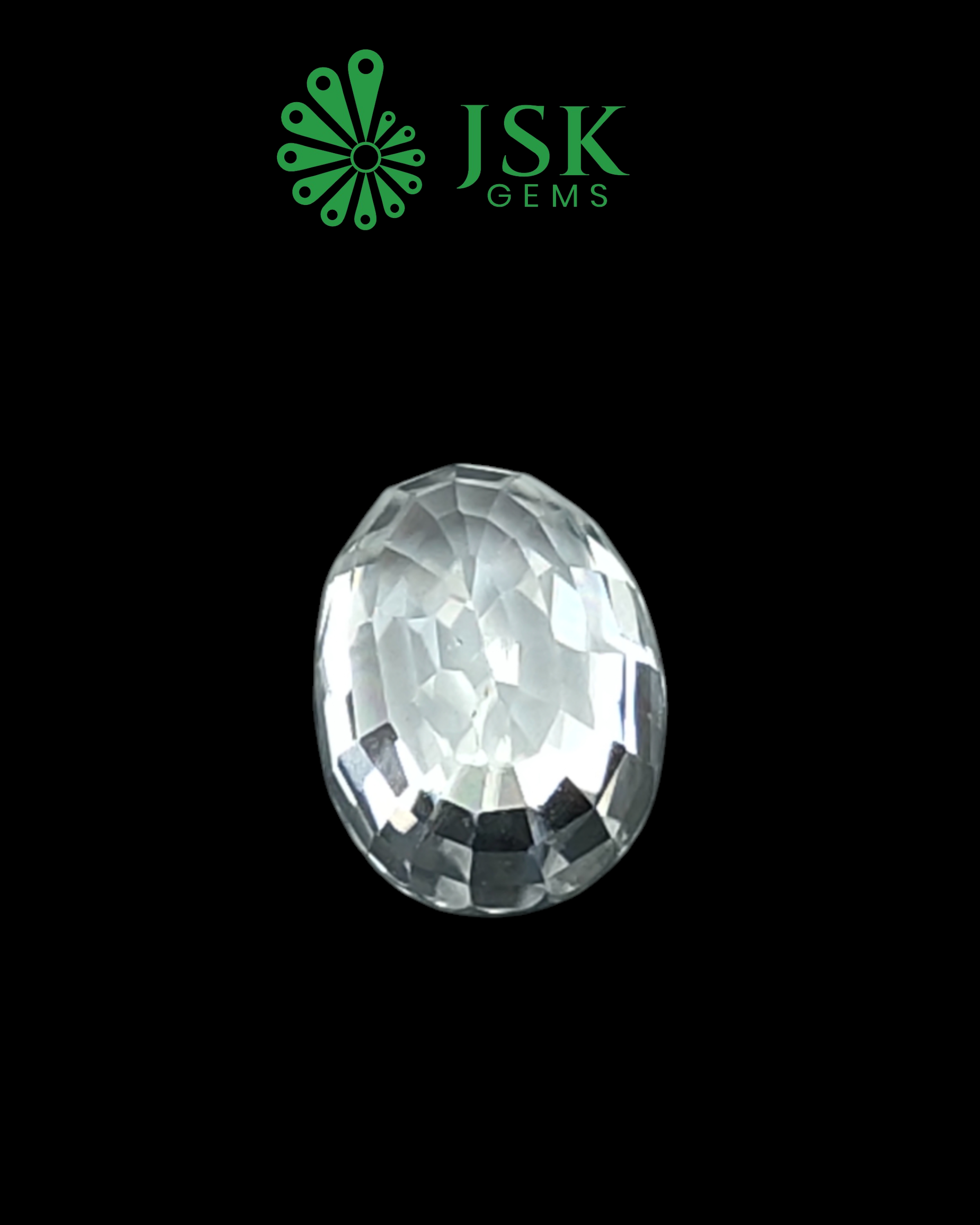 Top Grade 8.60 Ct - 9.55 Ratti  Natural White Zircon