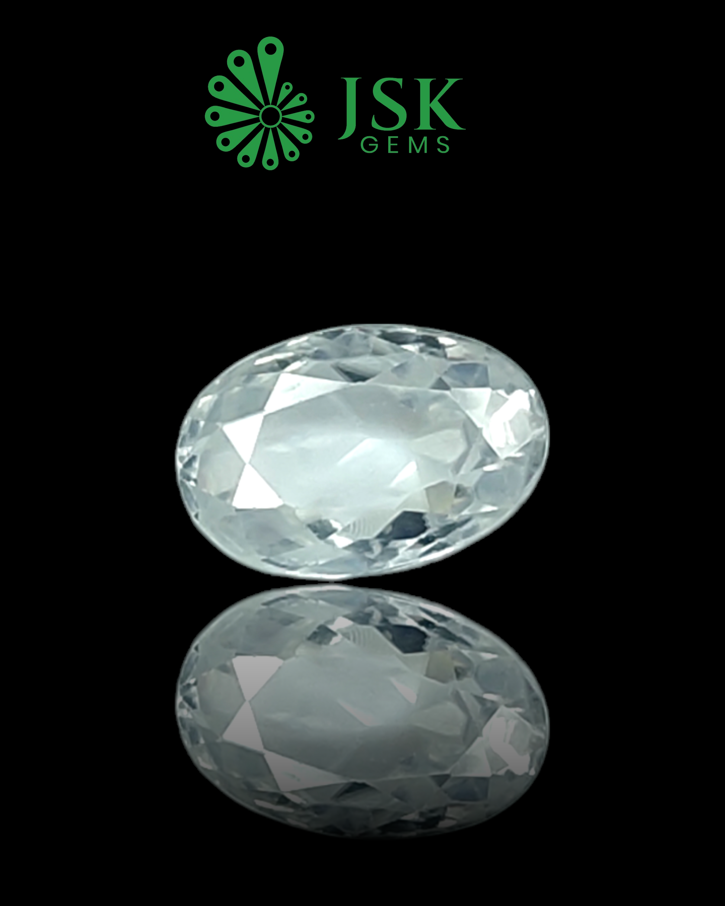 Top Grade 4.16 Ct - 4.62 Ratti  Natural White Zircon