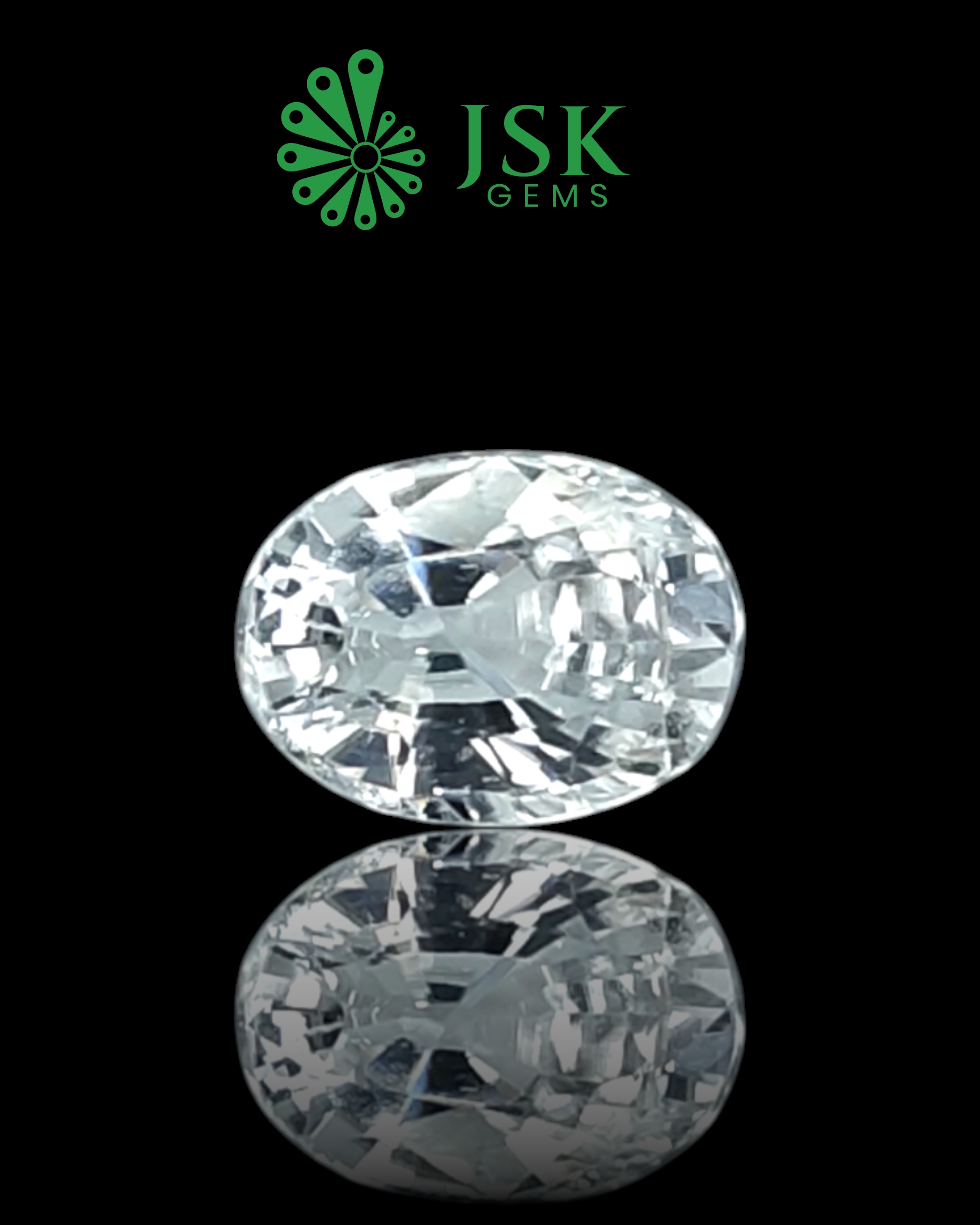 Top Grade 5.03 Ct - 5.58 Ratti  Natural White Zircon