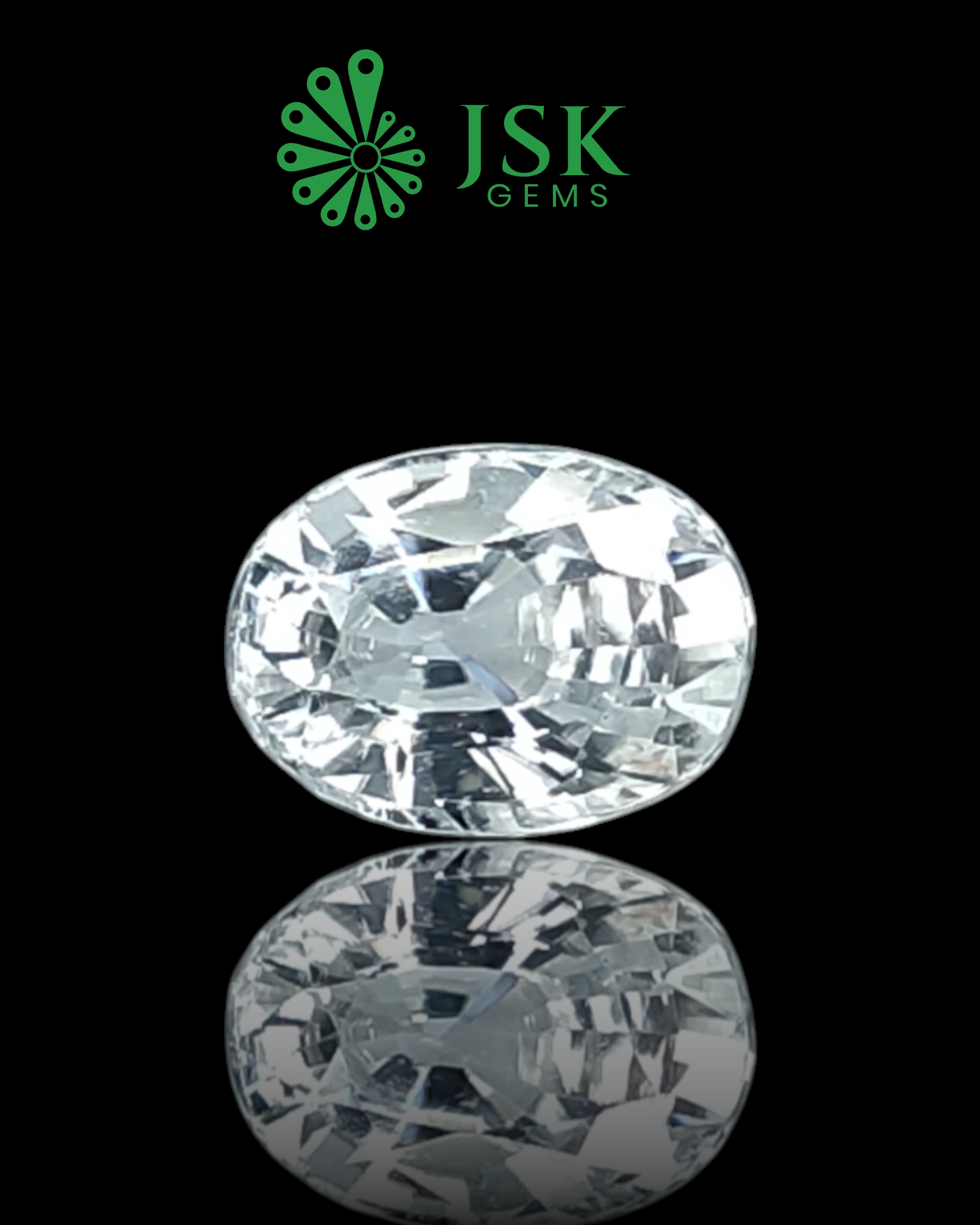 Top Grade 5.03 Ct - 5.58 Ratti  Natural White Zircon