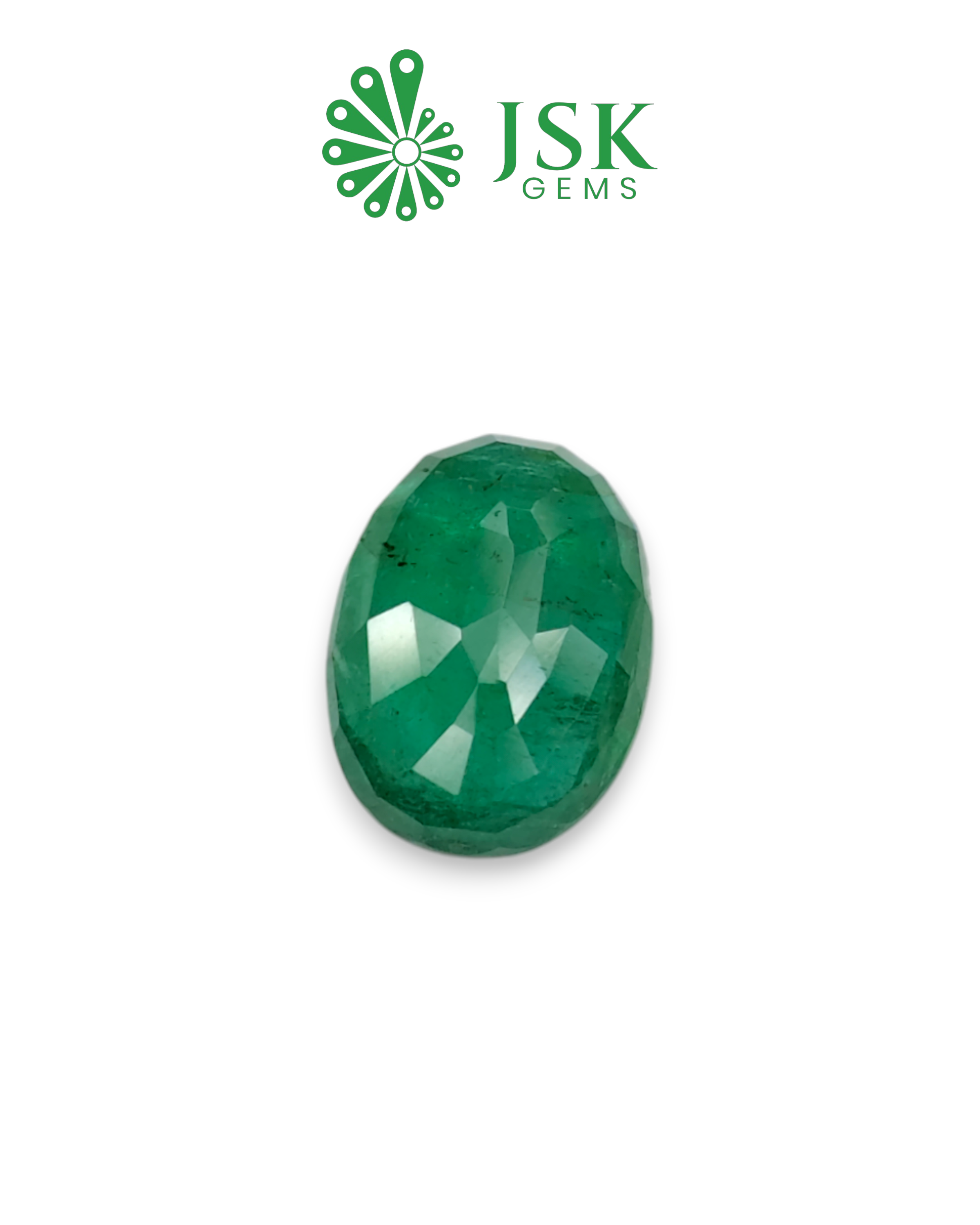 Premium Grade 6.99 Ct - 7.76 Ratti Natural Emerald - Panna