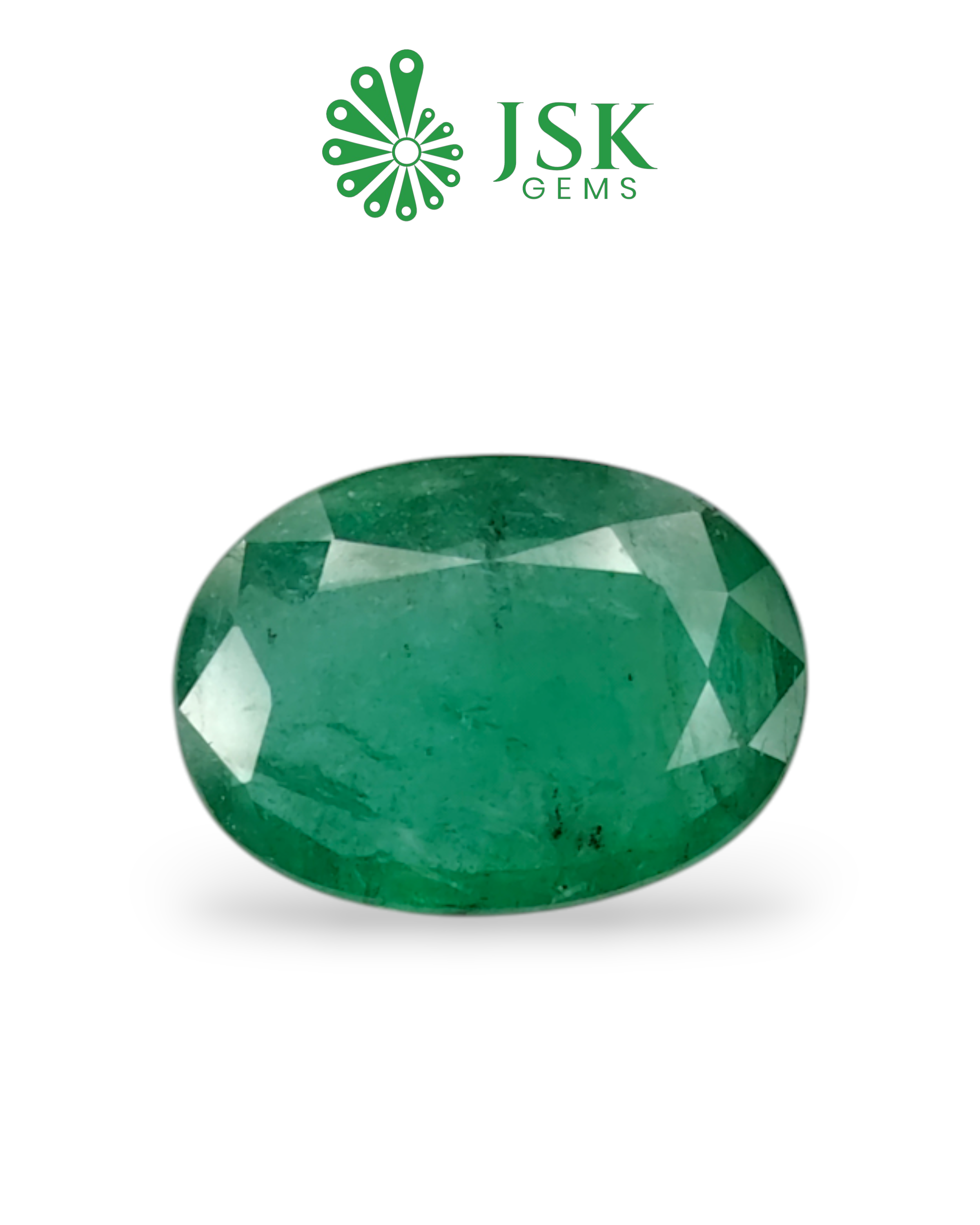 Premium Grade 6.99 Ct - 7.76 Ratti Natural Emerald - Panna