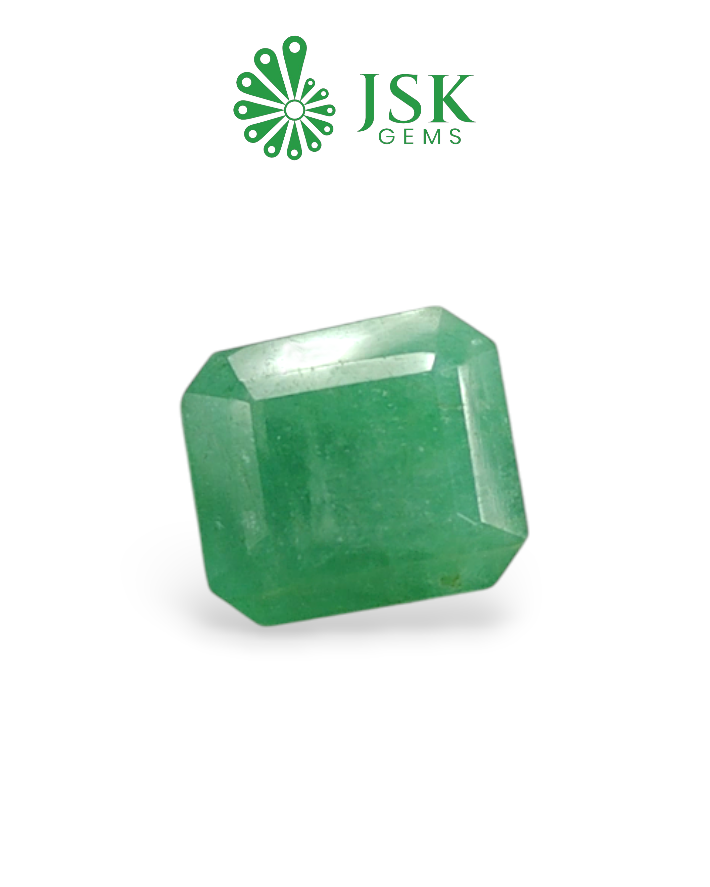 Premium Grade 6.01 Ct - 6.67 Ratti Natural Emerald - Panna