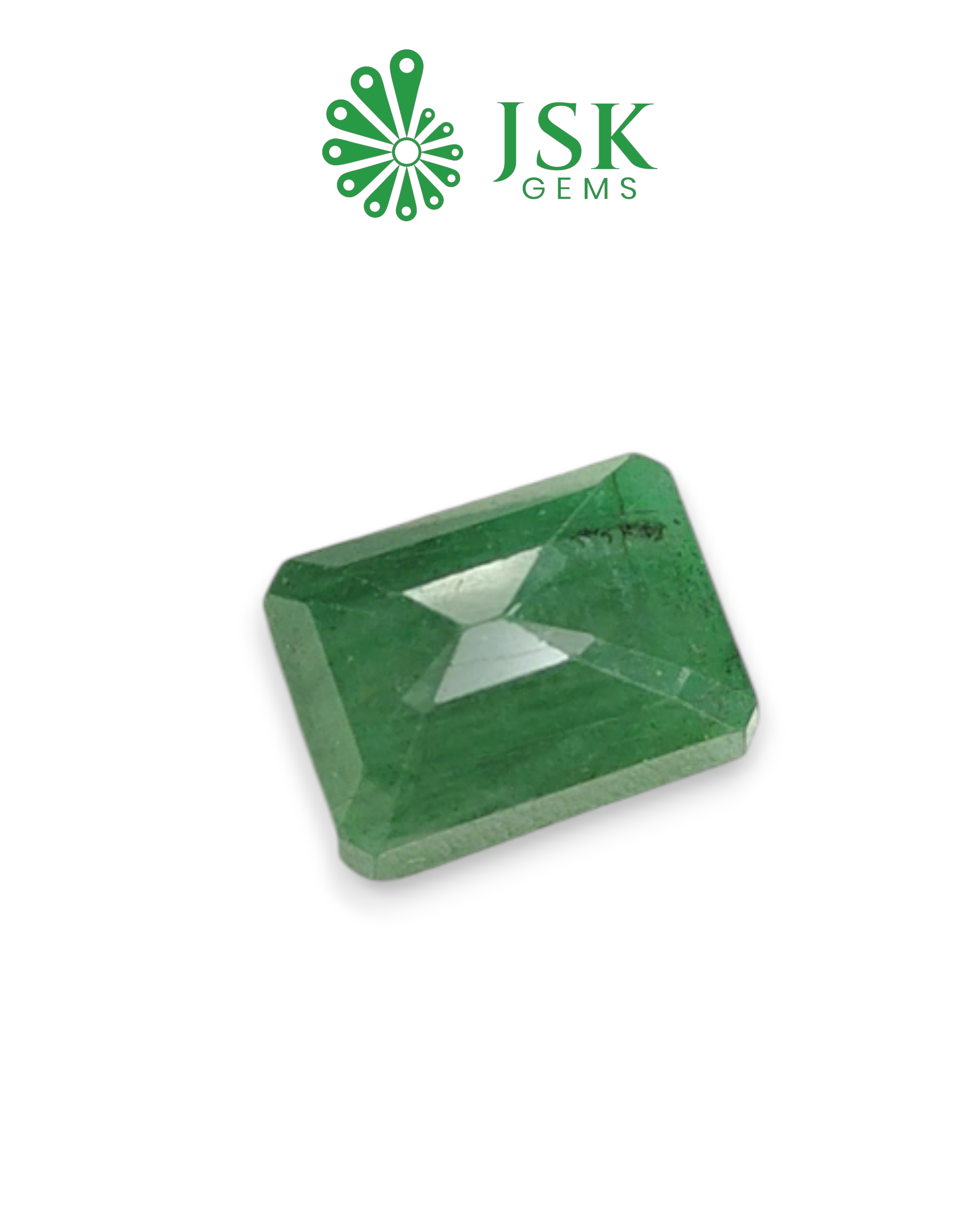 Premium Grade 7.14 Ct - 7.93 Ratti Natural Emerald - Panna