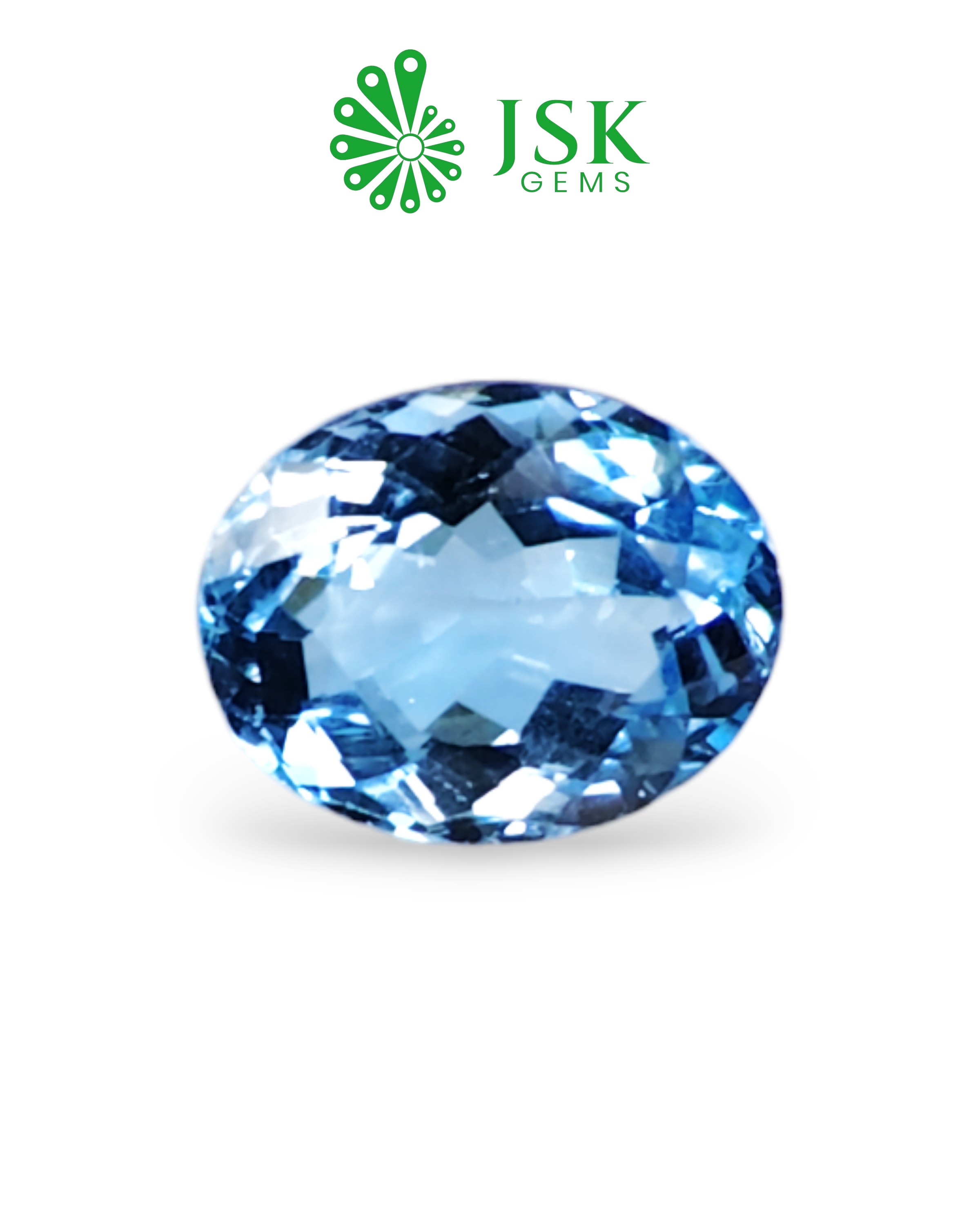 Top Grade 6.15 Ct - 6.83 Ratti Natural Blue Topaz