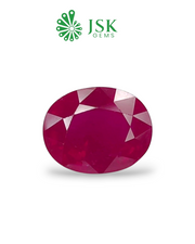 11.11 Ct - 12.34 Ratti Natural Bangkok Ruby - Manik (Glass Filled)