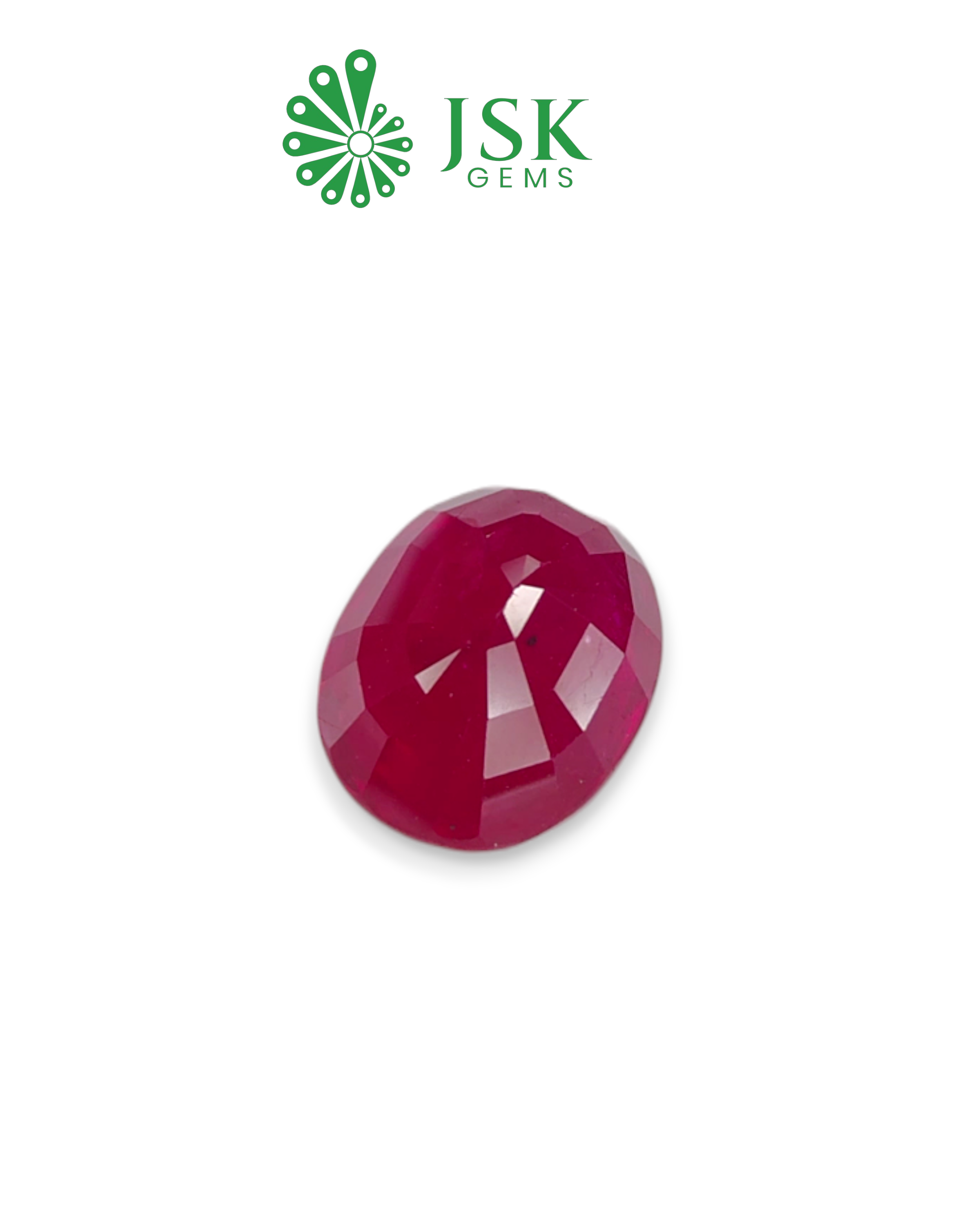 11.11 Ct - 12.34 Ratti Natural Bangkok Ruby - Manik (Glass Filled)