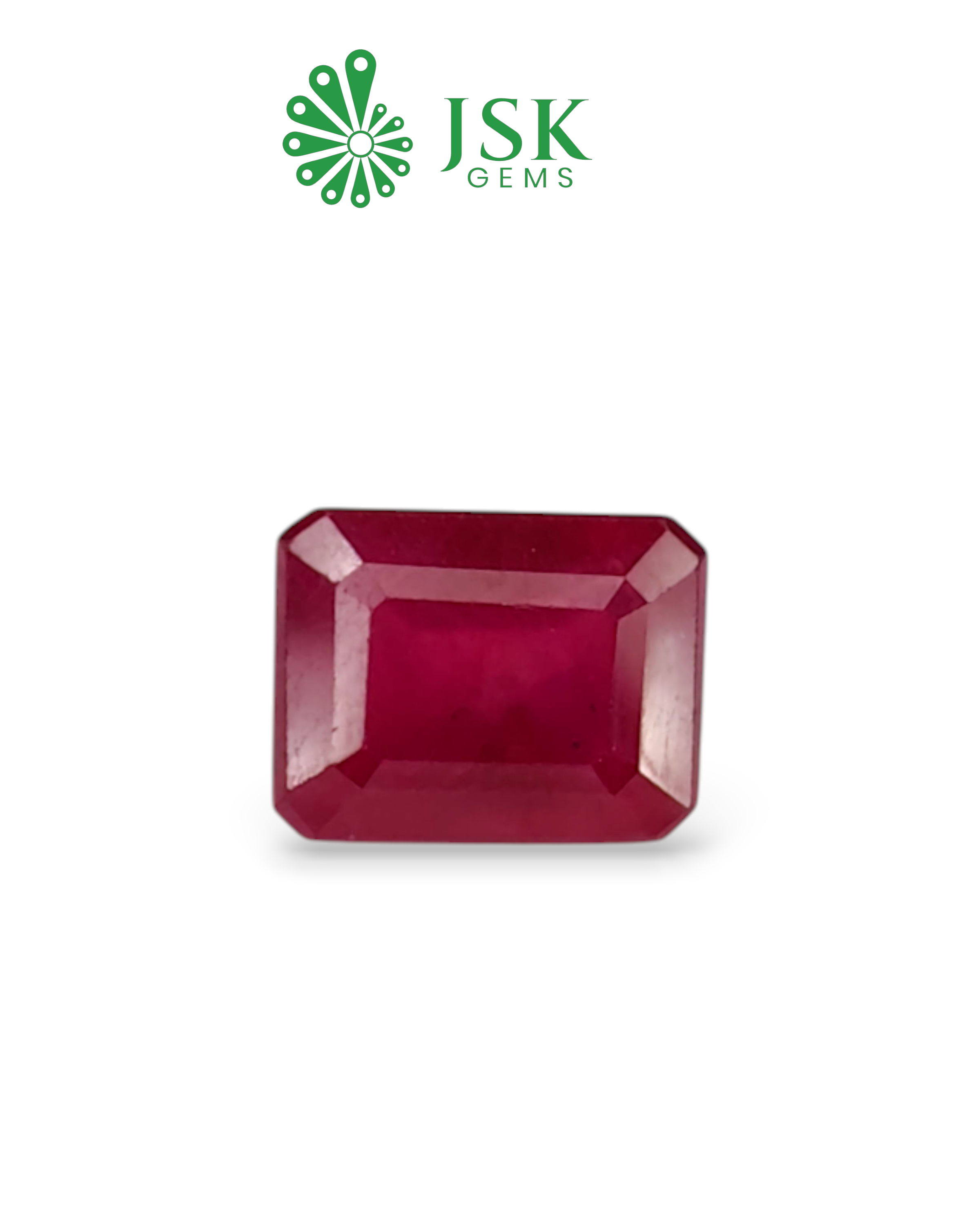 4.56 Ct - 5.06 Ratti Natural Bangkok Ruby - Manik (Glass Filled)