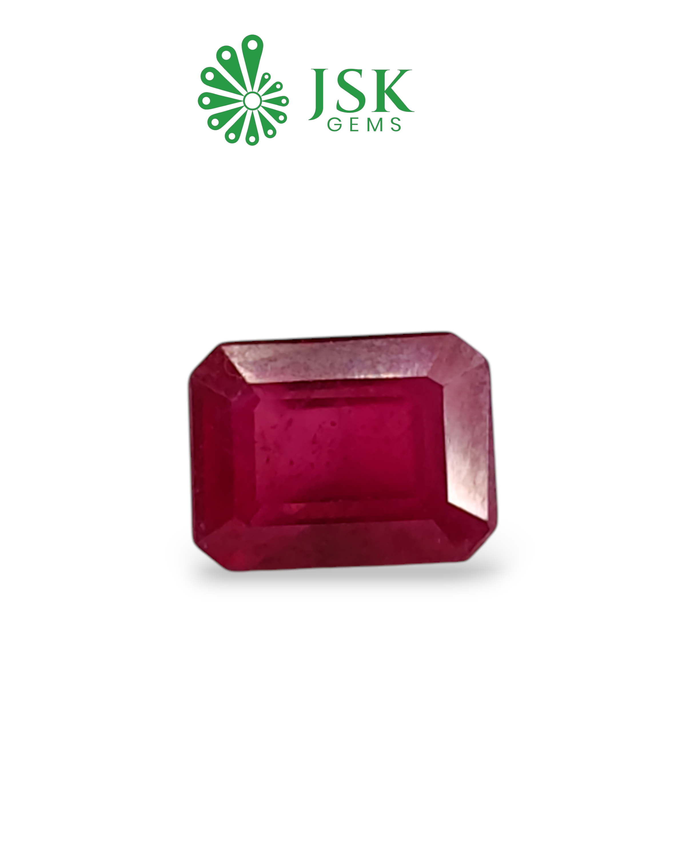 4.79 Ct - 5.32 Ratti Natural Bangkok Ruby - Manik (Glass Filled)