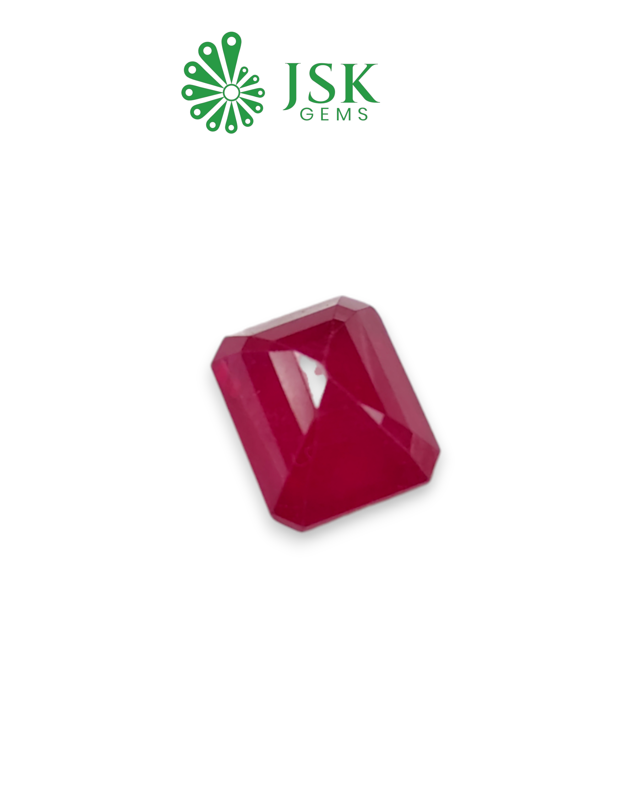 5.92 Ct - 6.57 Ratti Natural Bangkok Ruby - Manik (Glass Filled)
