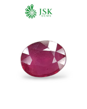 5.95 Ct - 6.61 Ratti Natural Bangkok Ruby - Manik (Glass Filled)
