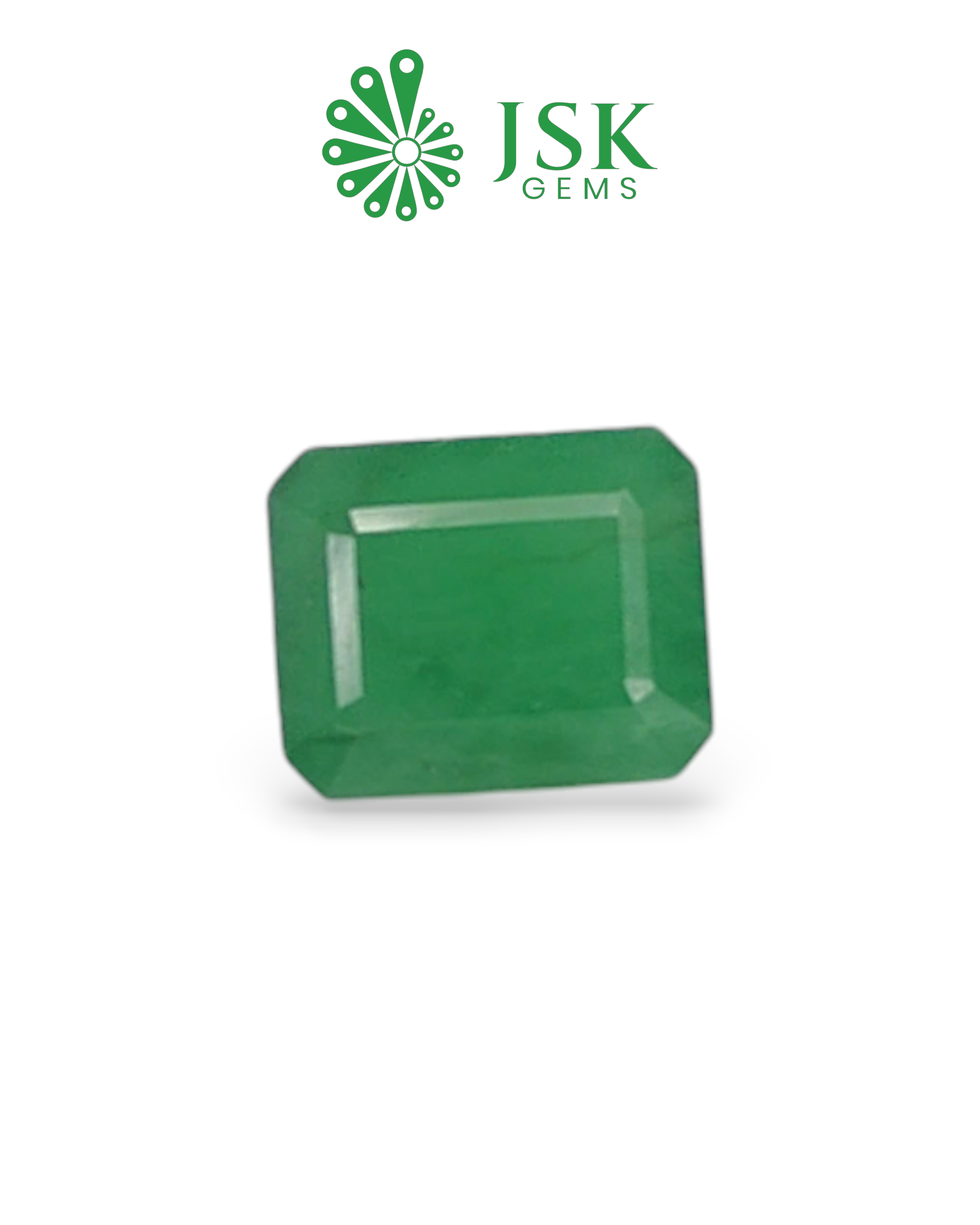 Premium Grade 5.38 Ct - 5.97 Ratti Natural Emerald - Panna