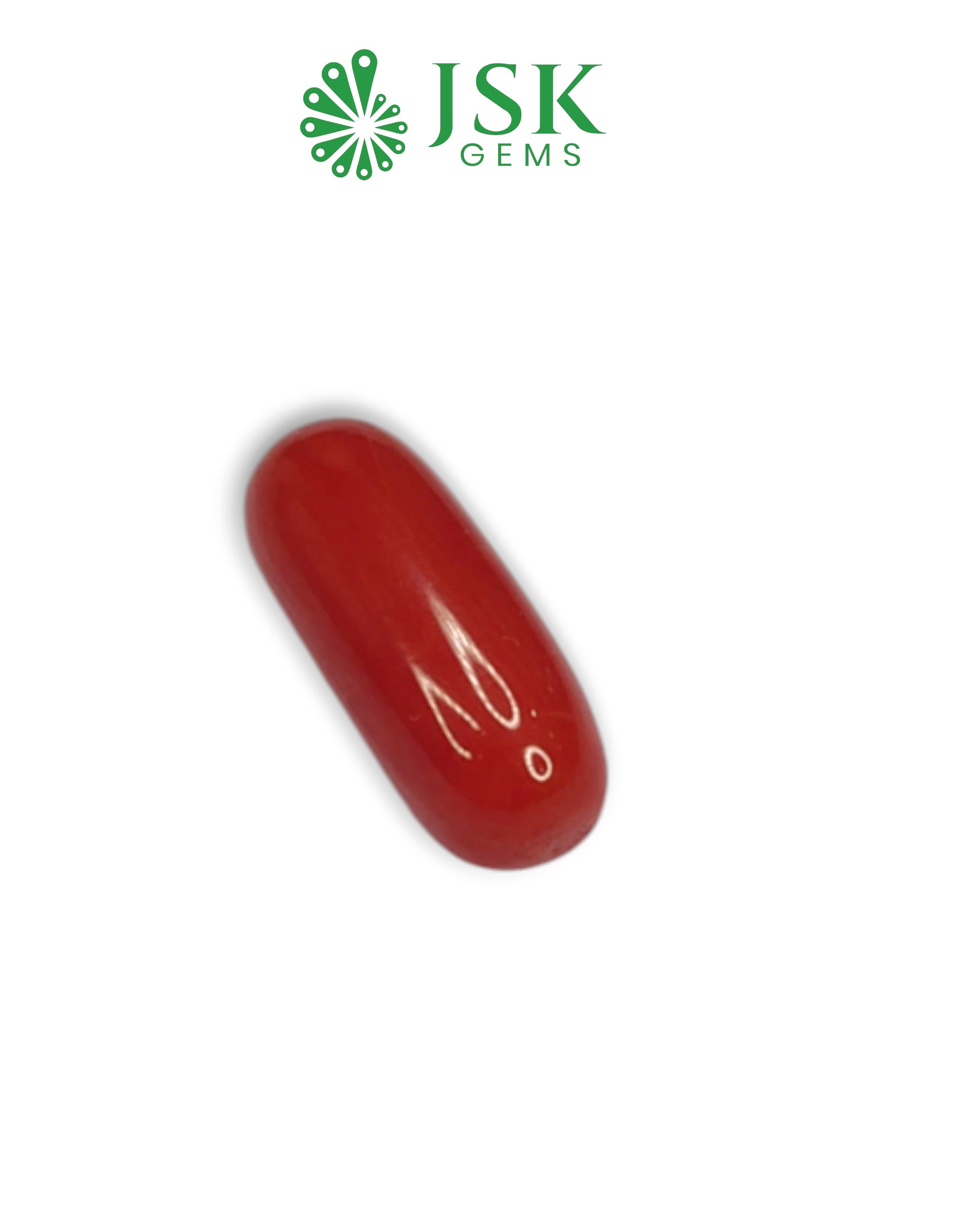 Premium Grade 3.27 Ct - 3.63 Ratti Natural Capsule Red Coral - Laal Moonga