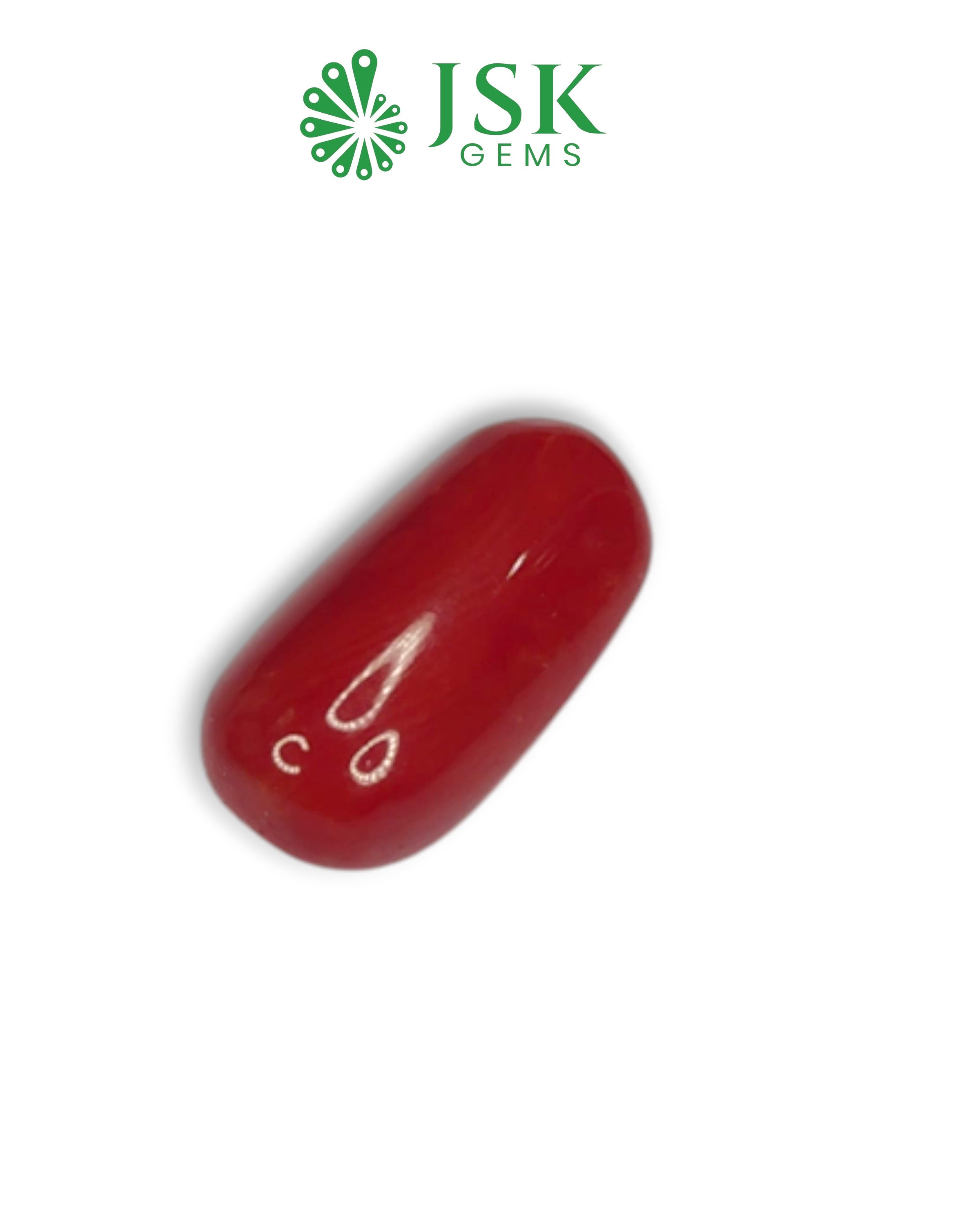 JTL Certified Premium 6.15 Ct - 6.83 Ratti Natural Italian Red Coral