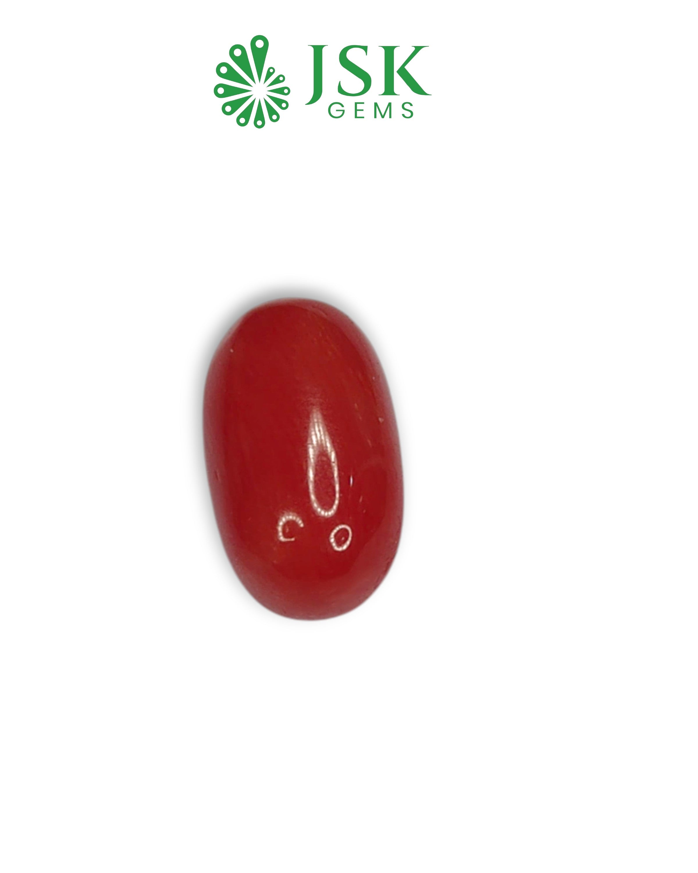 JTL Certified Premium 5.81 Ct - 6.45 Ratti Natural Italian Red Coral