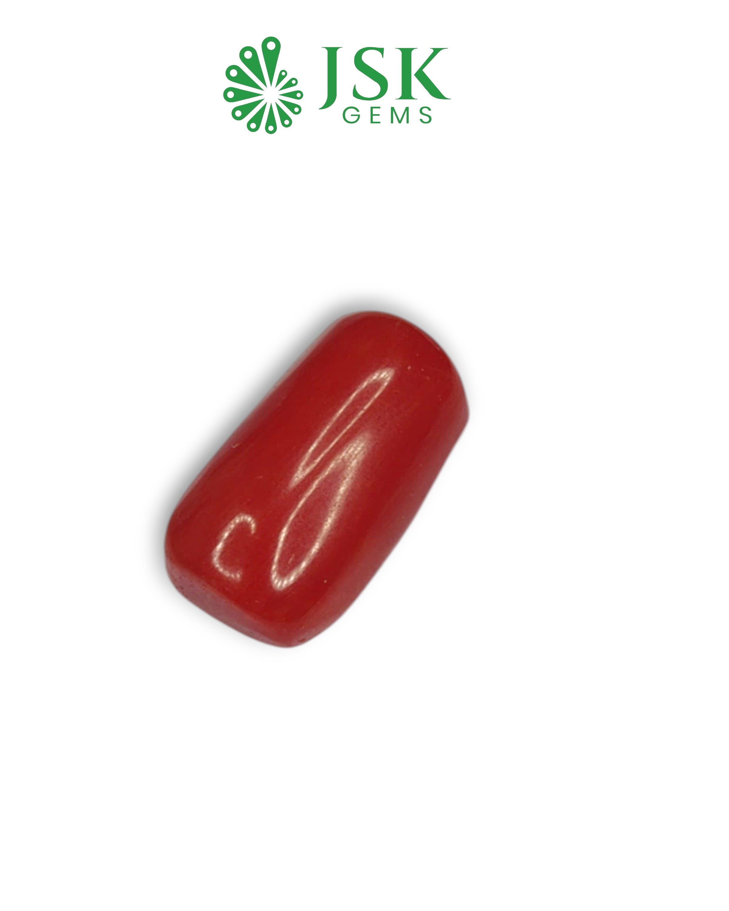 JTL Certified Premium 7.05 Ct - 7.83 Ratti Natural Italian Red Coral