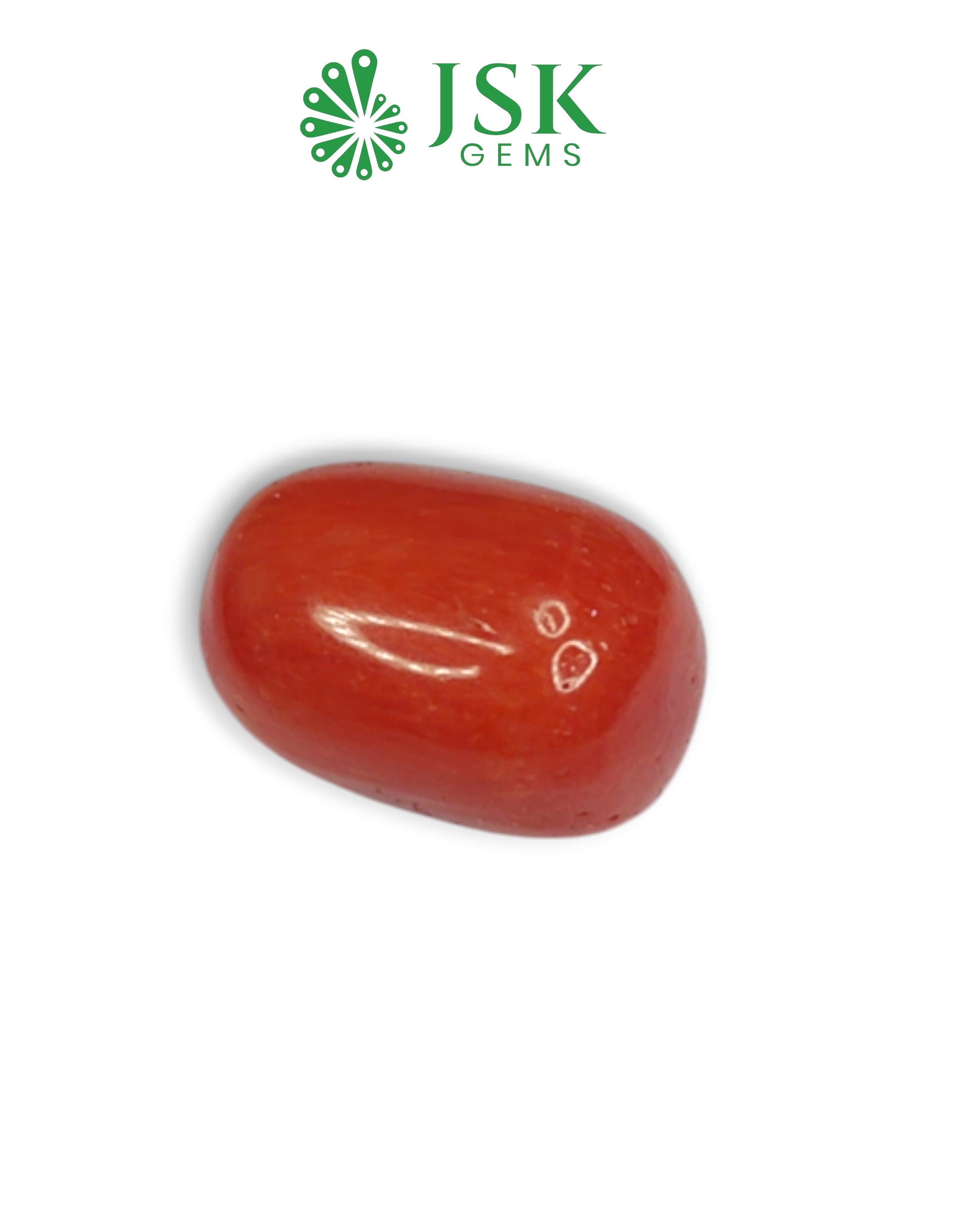 JTL Certified Premium 7.86 Ct - 8.73 Ratti Natural Italian Red Coral
