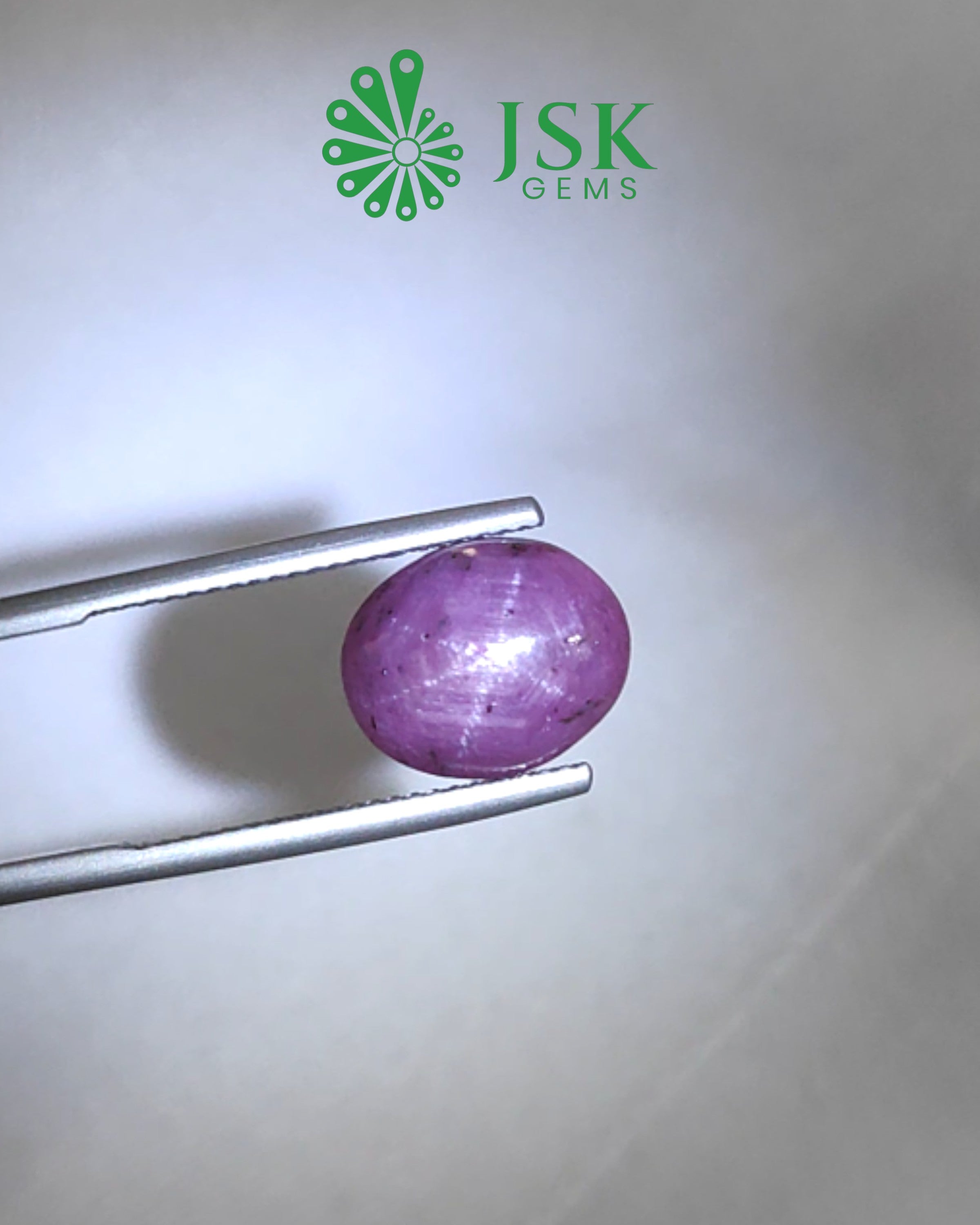 Certified 10.92 Ct - 12.13 Ratti Unheated Untreated Natural Star Ruby - Manik