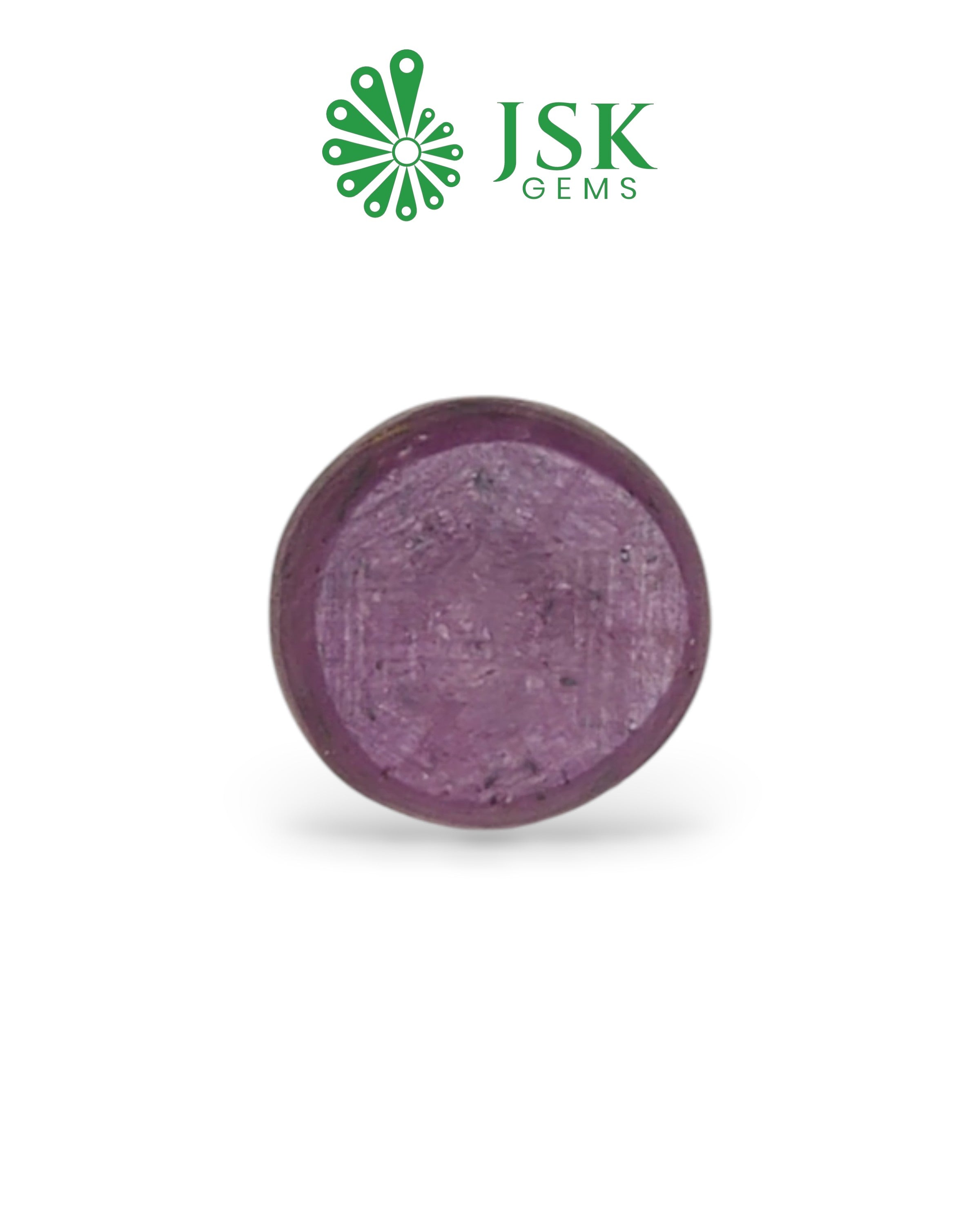 Certified 11.10 Ct - 12.33 Ratti Unheated Untreated Natural Star Ruby - Manik