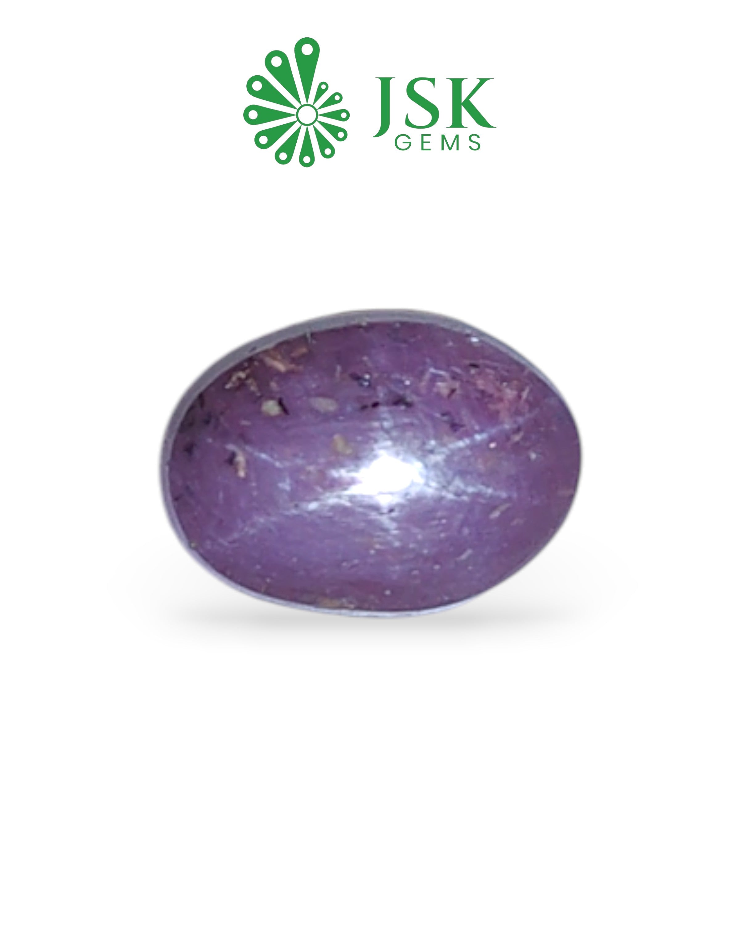 Certified 8.77 Ct - 9.74 Ratti Unheated Untreated Natural Star Ruby - Manik