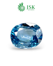 Top Grade 7.08 Ct - 7.87 Ratti  Natural Blue Zircon