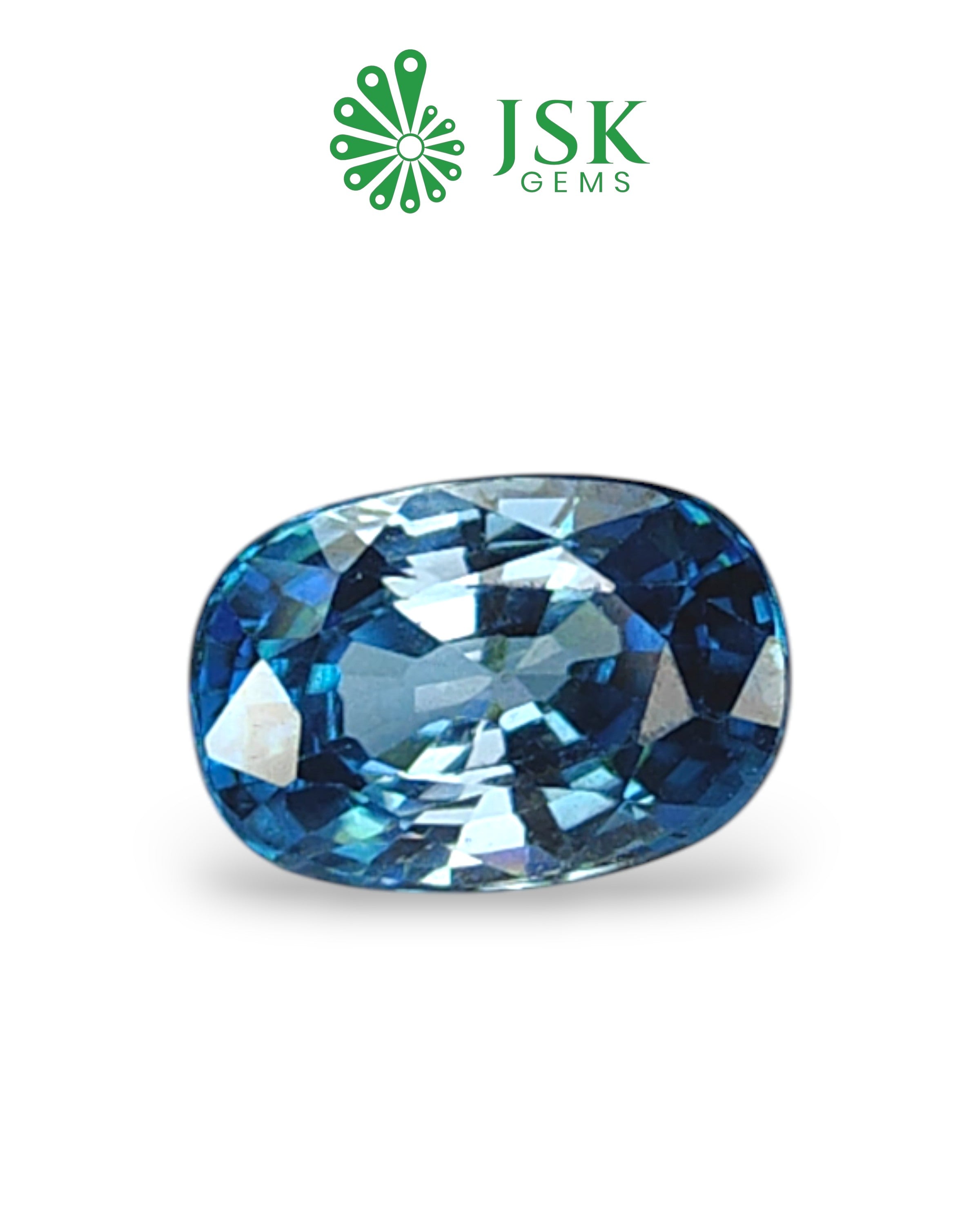 Top Grade 5.64 Ct - 6.27 Ratti  Natural Blue Zircon