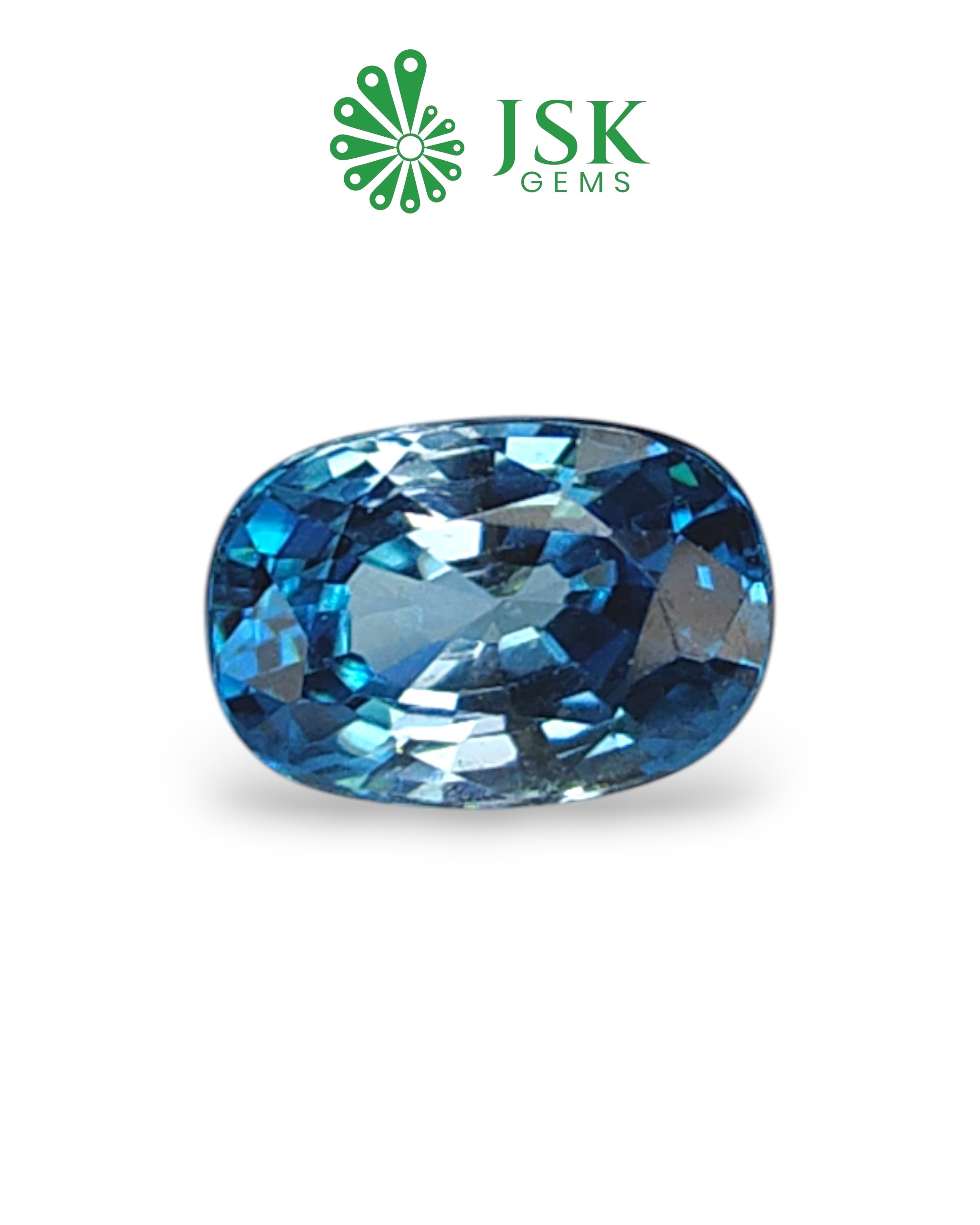 Top Grade 5.64 Ct - 6.27 Ratti  Natural Blue Zircon