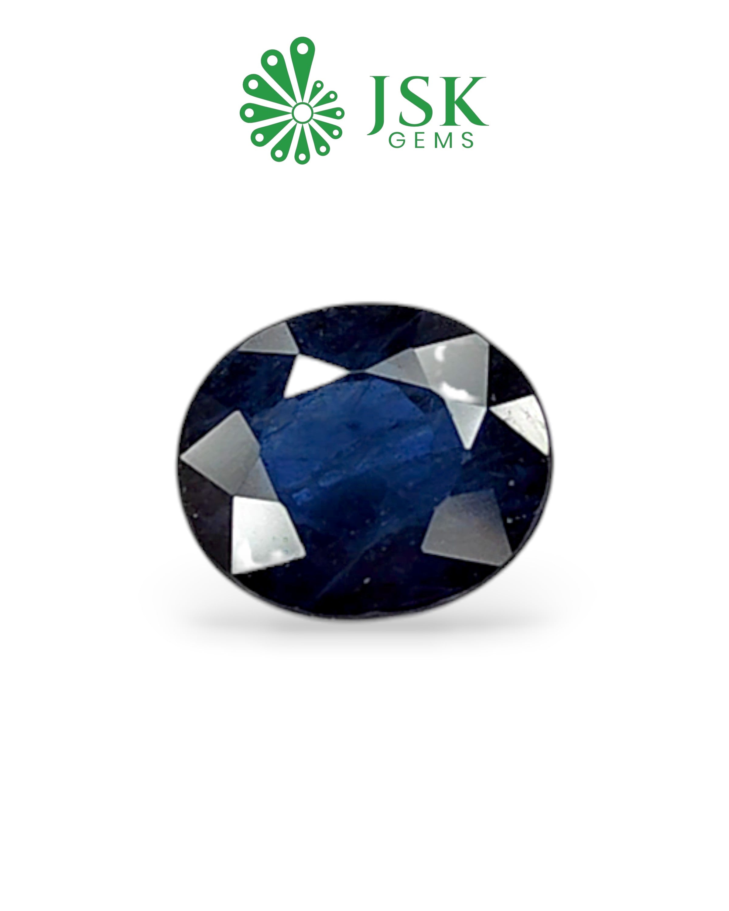 Premium 4.59 Ct - 5.10 Ratti Natural Bangkok Blue Sapphire(Heated)