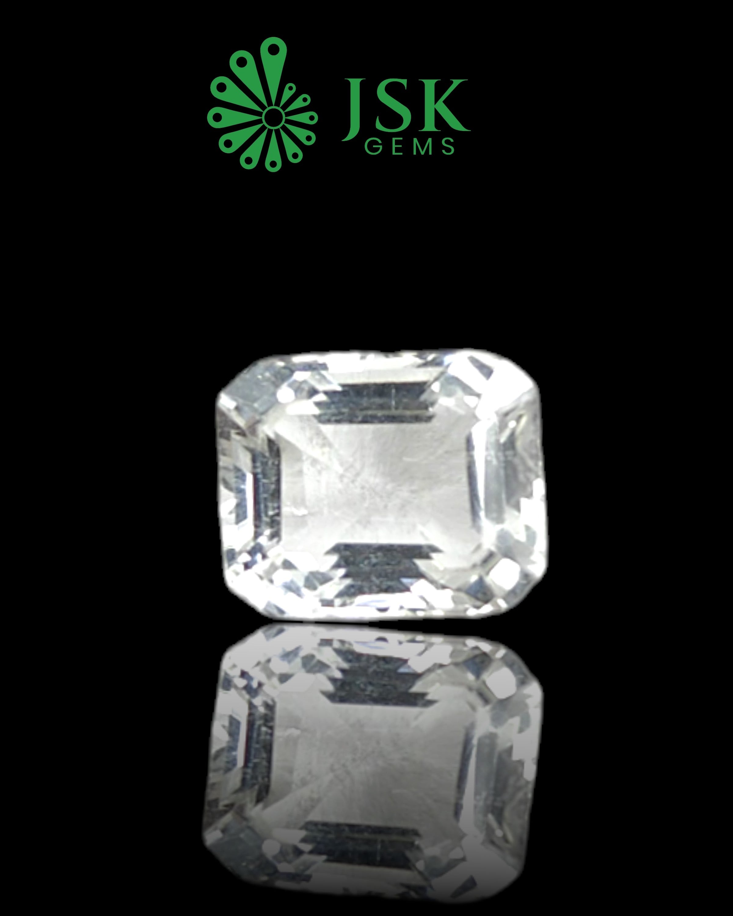Premium Grade 6.49 Ct - 7.21 Ratti Natural Colorless Quartz - Sphatik