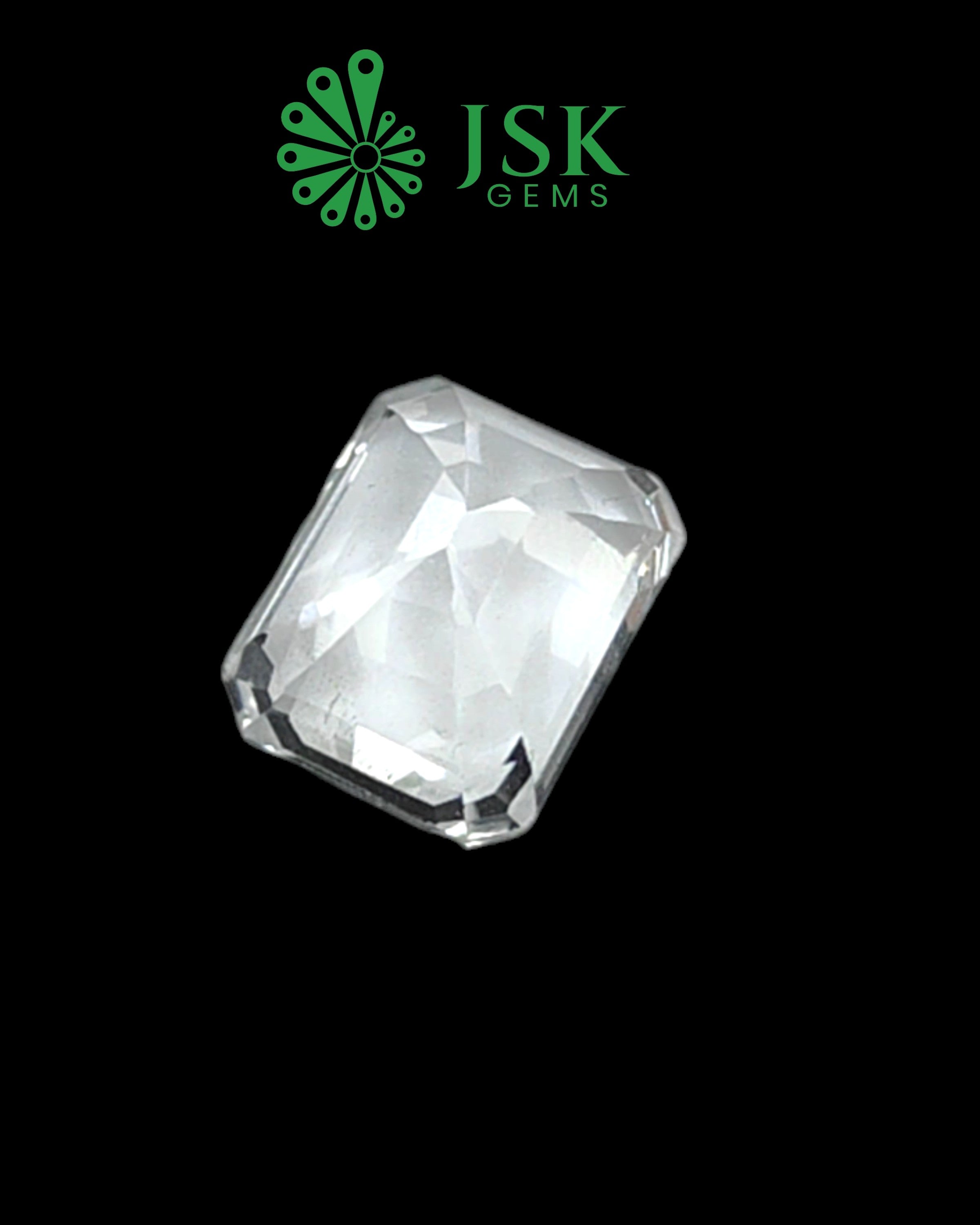 Premium Grade 6.05 Ct - 6.72 Ratti Natural Colorless Quartz - Sphatik