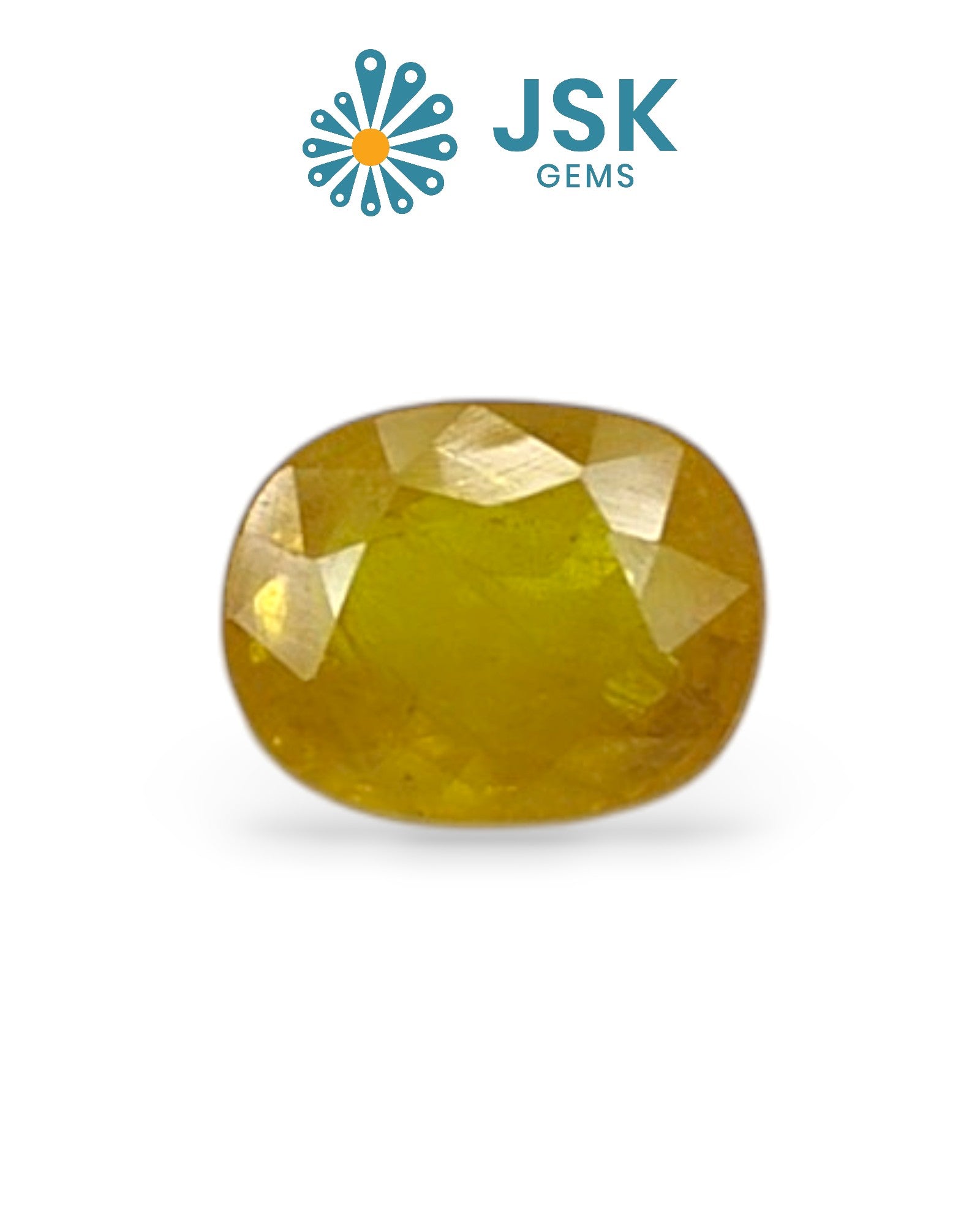 Top Grade 5.95 Ct - 6.61 Ratti Natural Bangkok Yellow Sapphire - Pukhraj