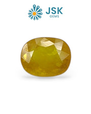 Top Grade 5.95 Ct - 6.61 Ratti Natural Bangkok Yellow Sapphire - Pukhraj